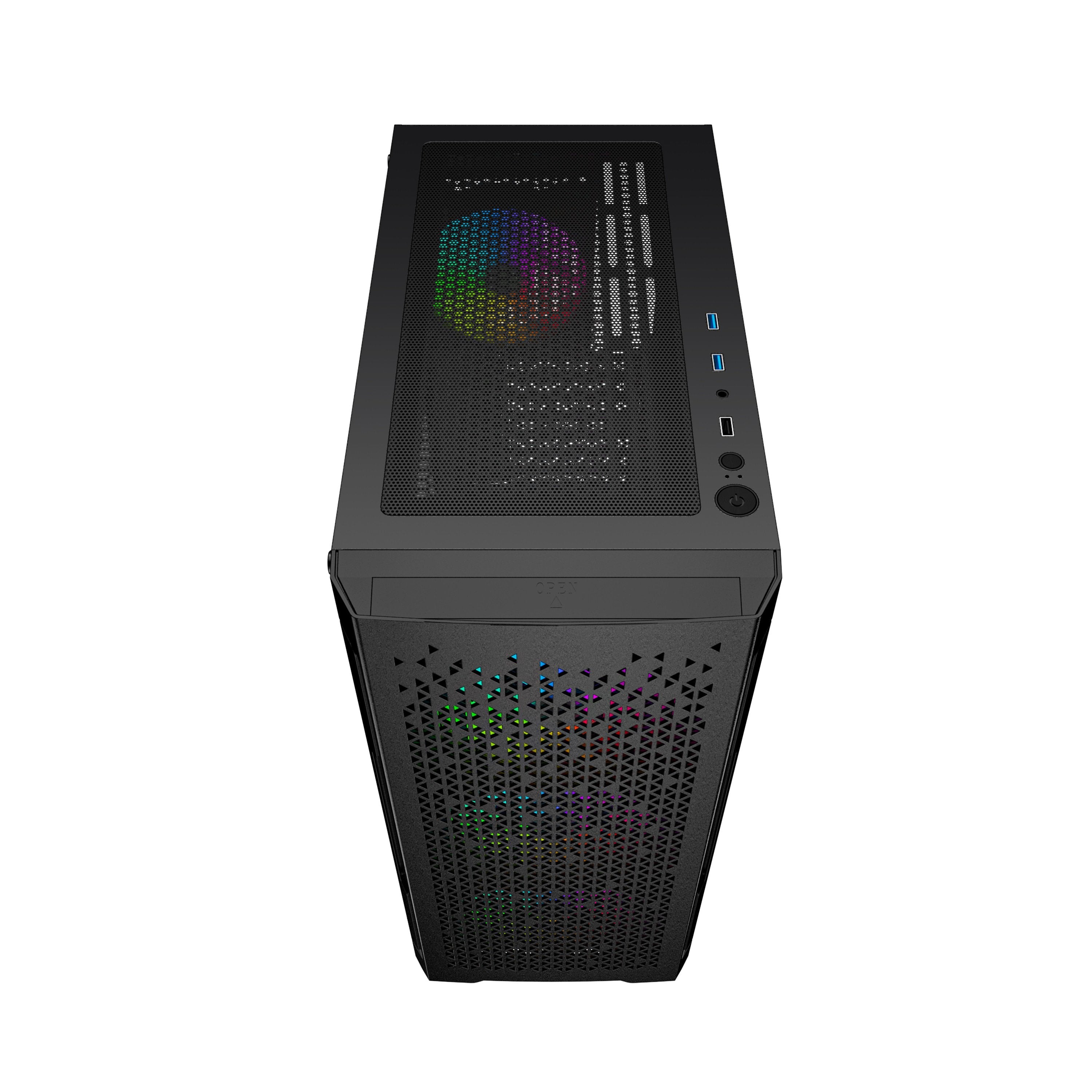 EAN 8716309127479 - Gembird Fornax 400X Midi Tower Negro imagen 3