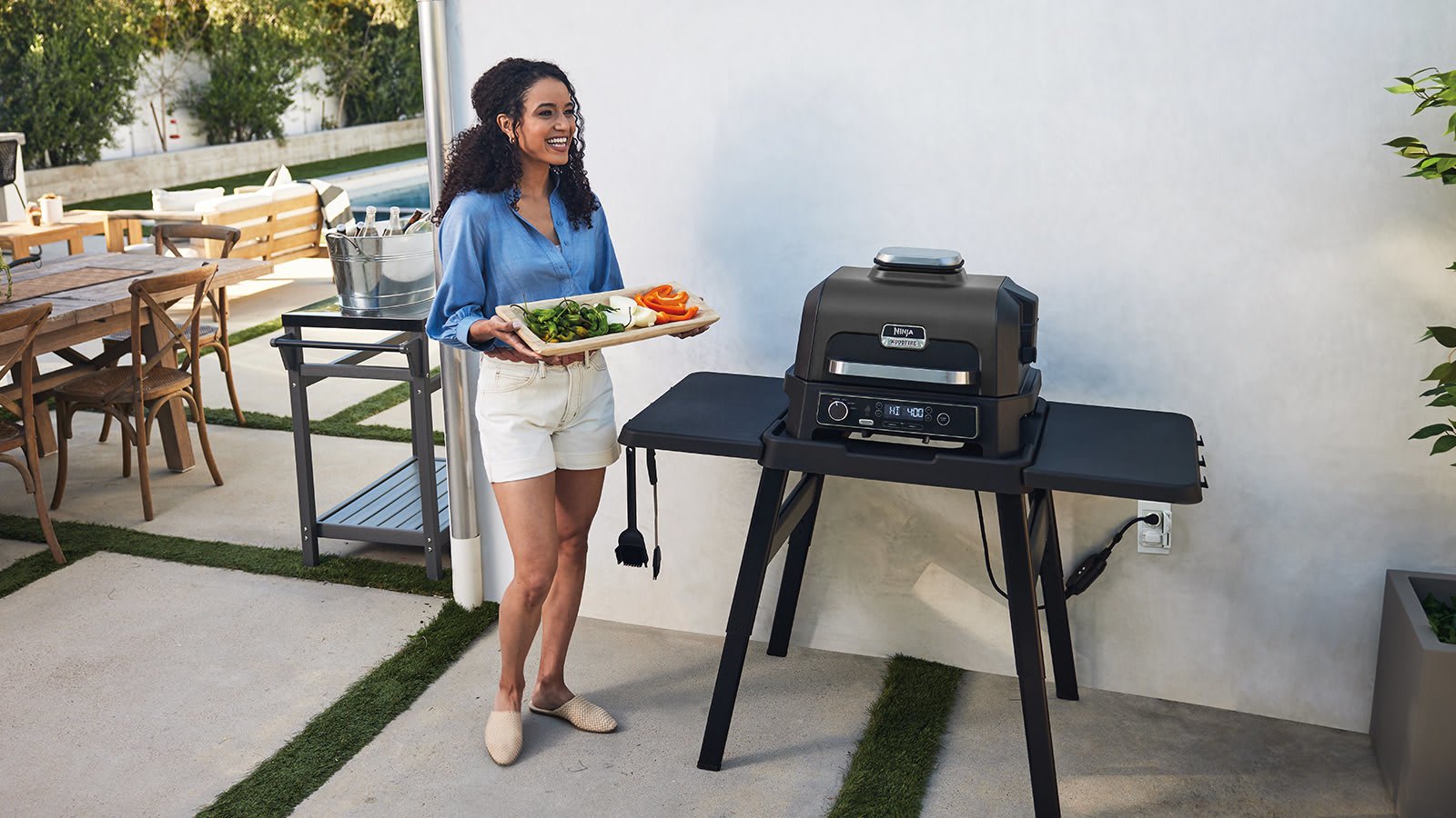 EAN 0622356281058 - Ninja OG850EU barbacoa y parrilla al aire libre Eléctrico Negro, Gris 1700 W imagen 8