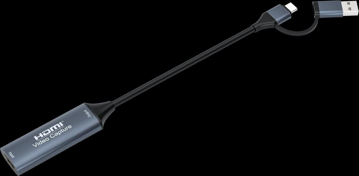 Hdmi Video Capture Link To  Usb-C And Usb-C