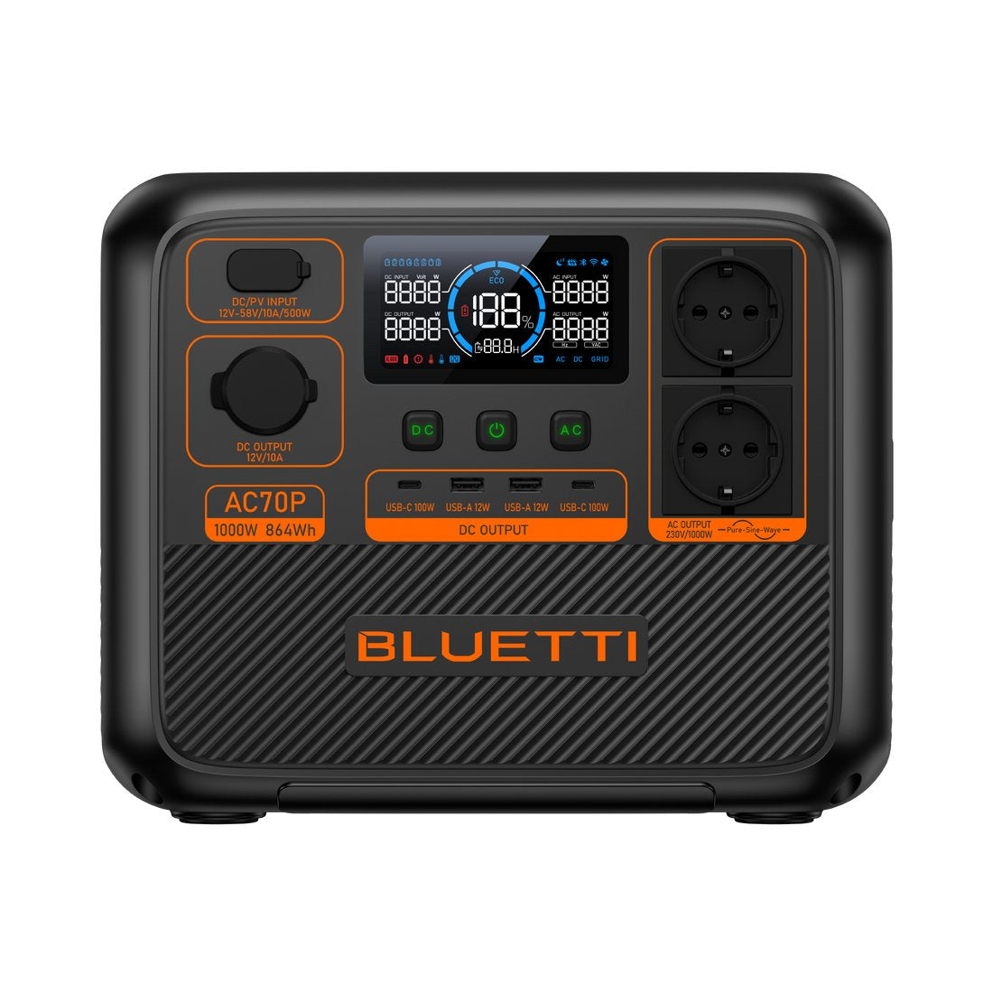 Bluetti Poweroak Ac70p - Portable Power Station