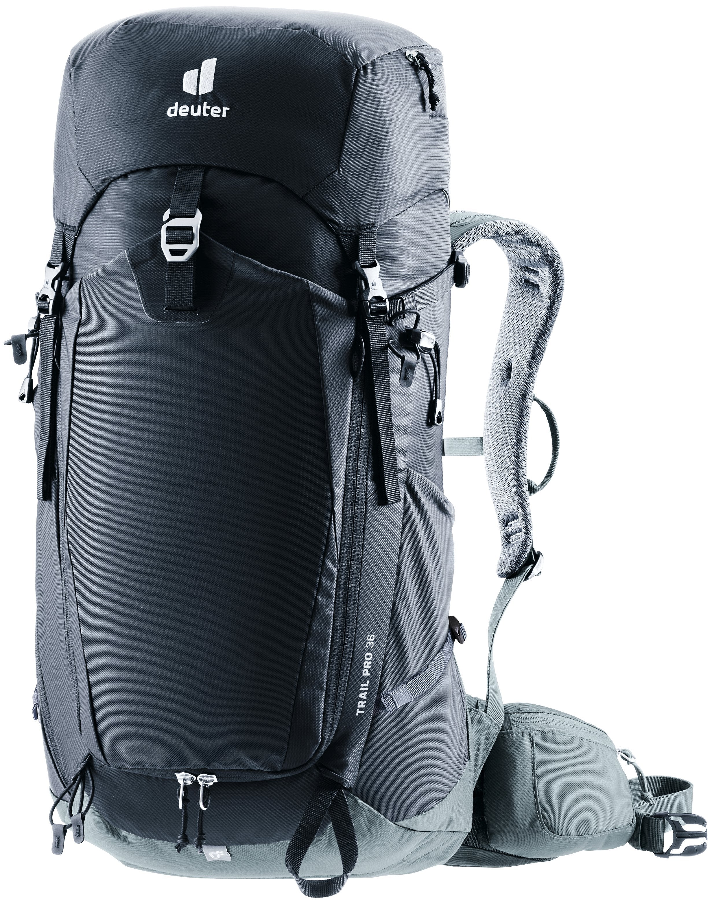 Mochila De Turista Deuter Trail Pro 36 Black-Shale
