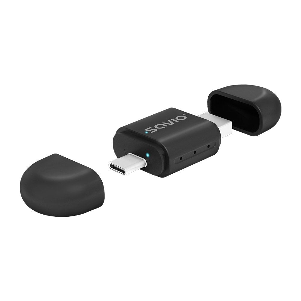 EAN 5901986049272 - Savio TR-17 transmisor de audio inalámbrico USB 10 m Negro imagen 3