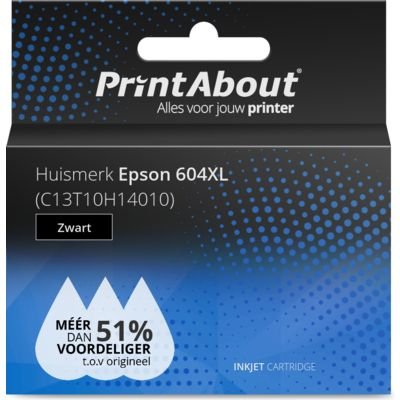 Cartucho Original Epson 604xl Negro - C13t10h14010 Pag-500