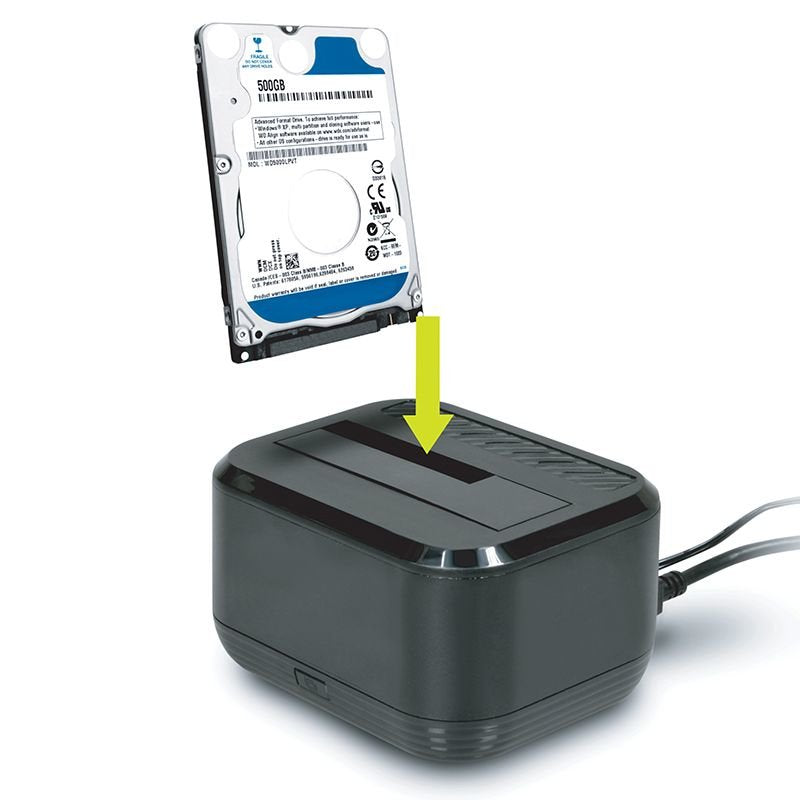 Port Designs Sata Usb 3.0, 2,5" + 3,5" Festplatten Docking Station- Eu