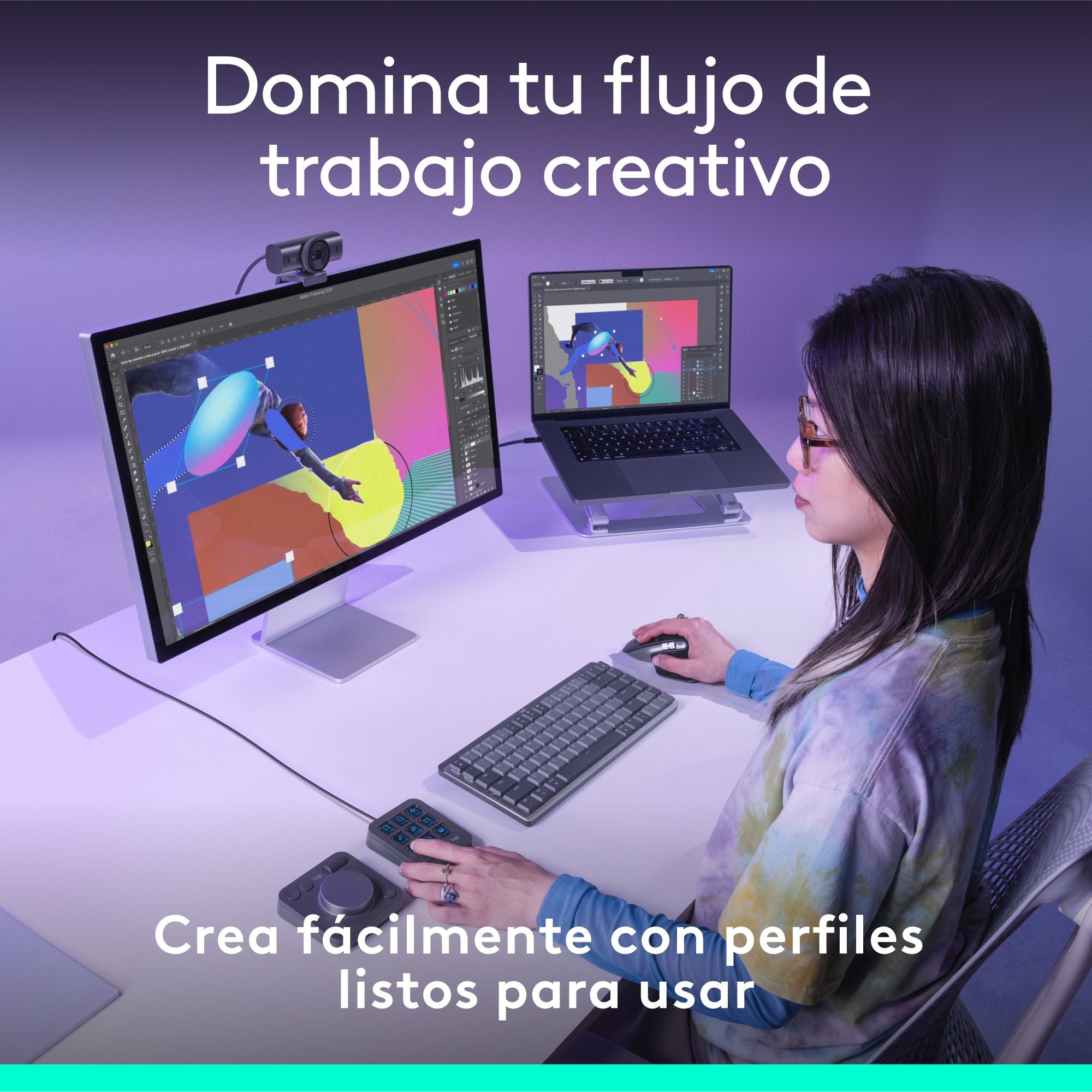 EAN 5099206124707 - Logitech MX Creative Console Teclado Bluetooth/USB imagen 3
