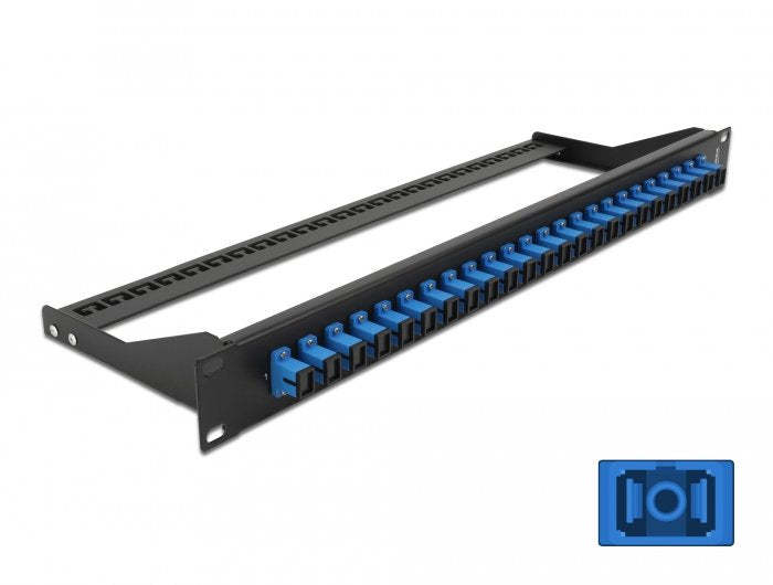 Delock 19? Lwl Patchpanel 24 Port Sc Simplex Blau