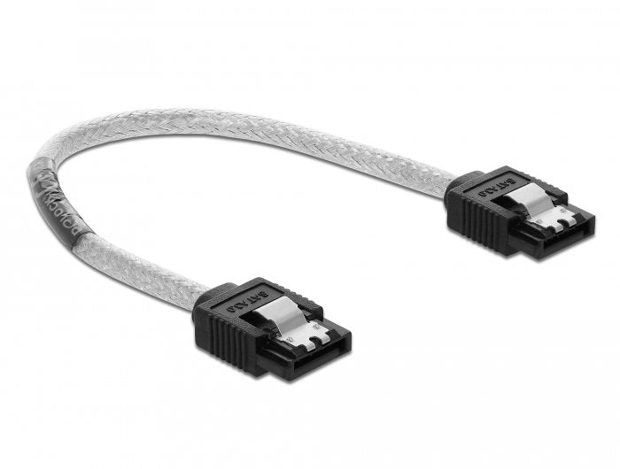 Cable Delock Sata 6 Gb/S 20 Cm Transparente