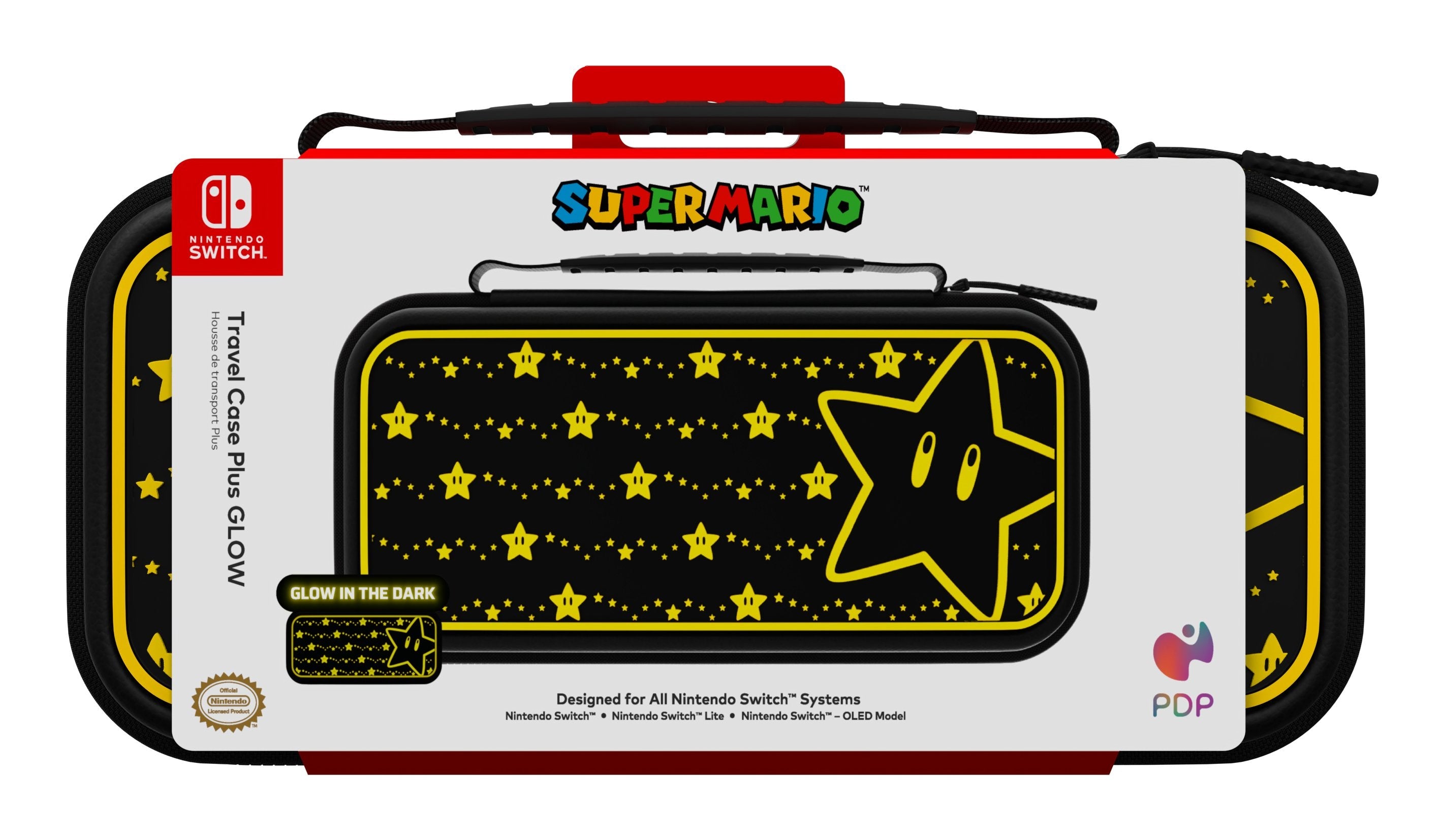 Pdp Tasche Travel Case Plus-Super Mar Glowinthedark Switch