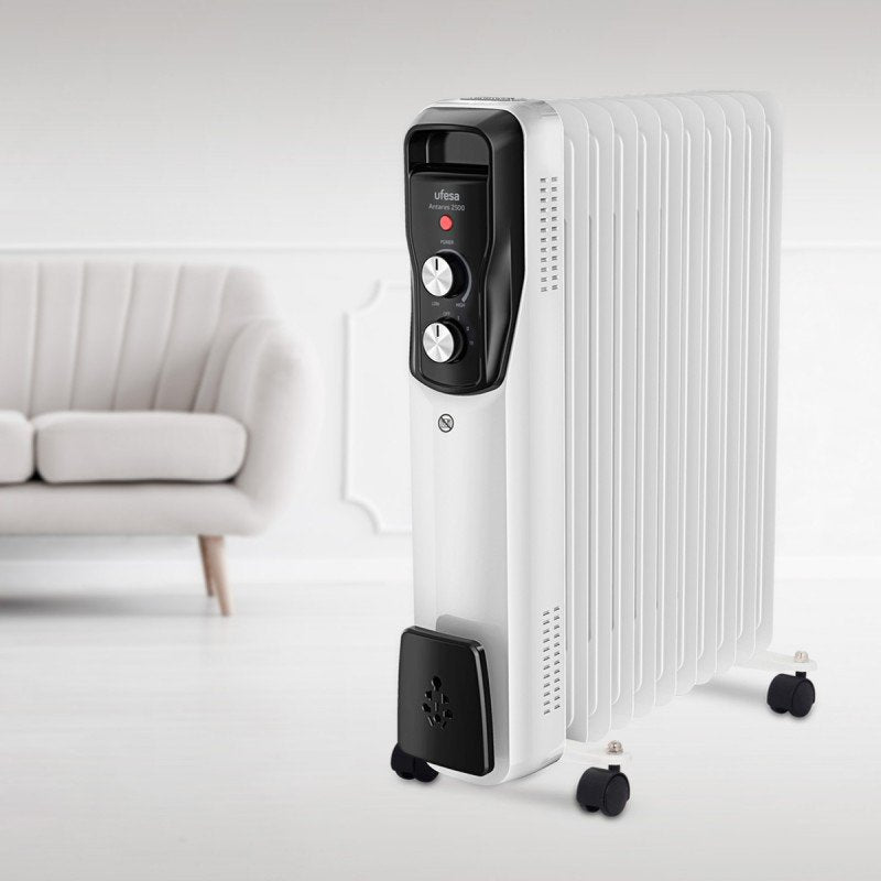 Emisor Térmico Termofluido Ufesa 83505509 Antares 2500 2500w 11 Elementos Blanco