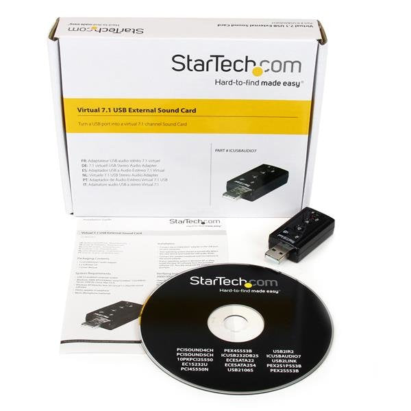 EAN 0065030834223 - StarTech.com ICUSBAUDIO7 tarjeta de audio 7.1 canales imagen 4