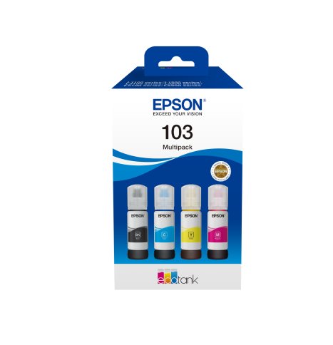 EAN 8715946701271 - Epson C13T00S64A cartucho de tinta 4 pieza(s) Original Negro, Cian, Magenta, Amarillo imagen 1