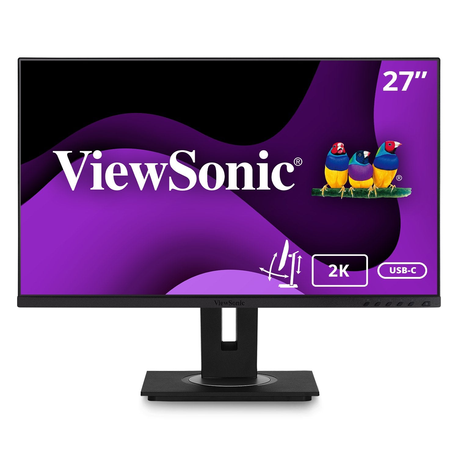 EAN 0766907008548 - Viewsonic VG2756-2K pantalla para PC 68,6 cm (27") 2560 x 1440 Pixeles Full HD LED Negro imagen 1