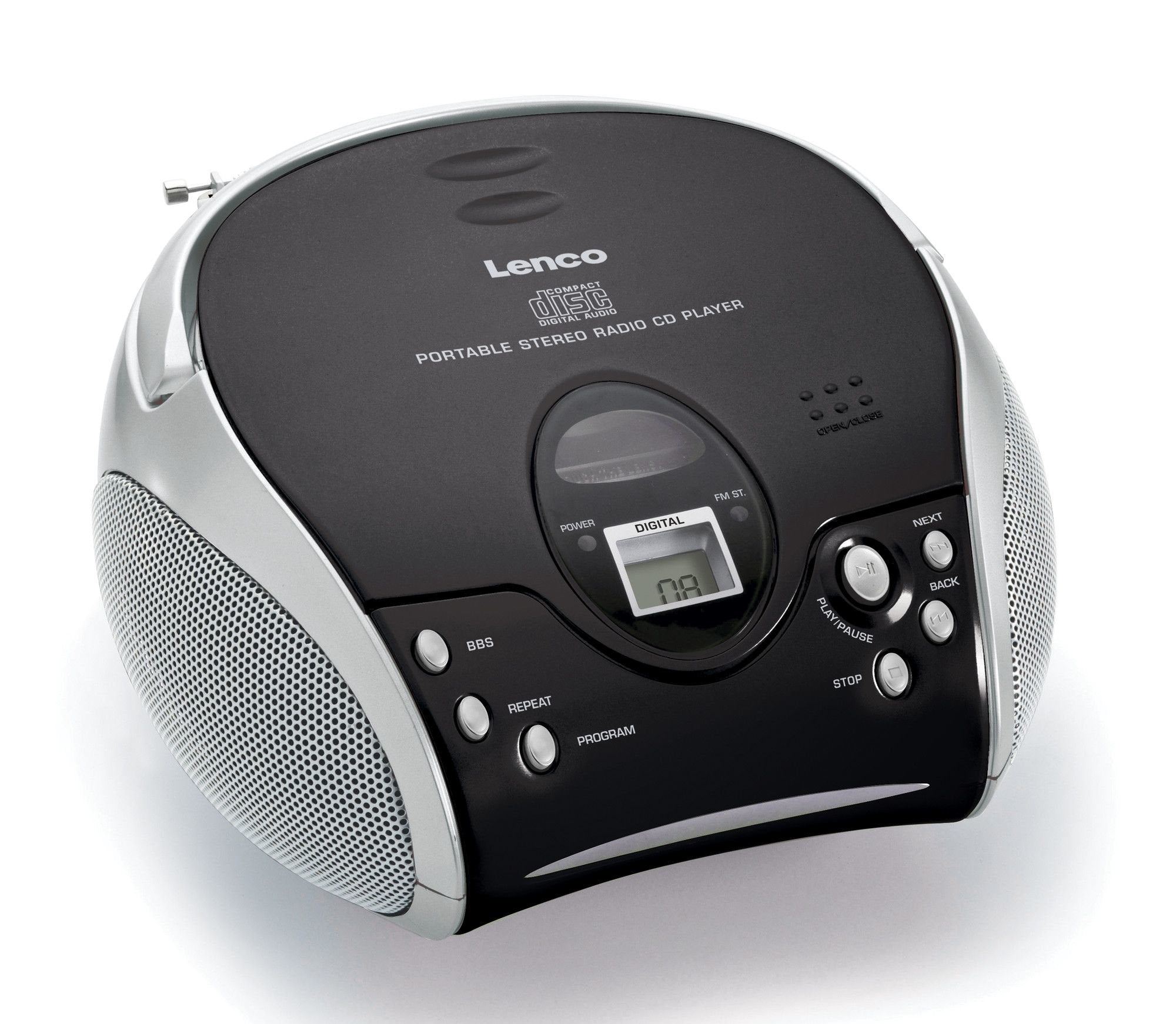 Radio Lenco Scd-24 Black/Silver