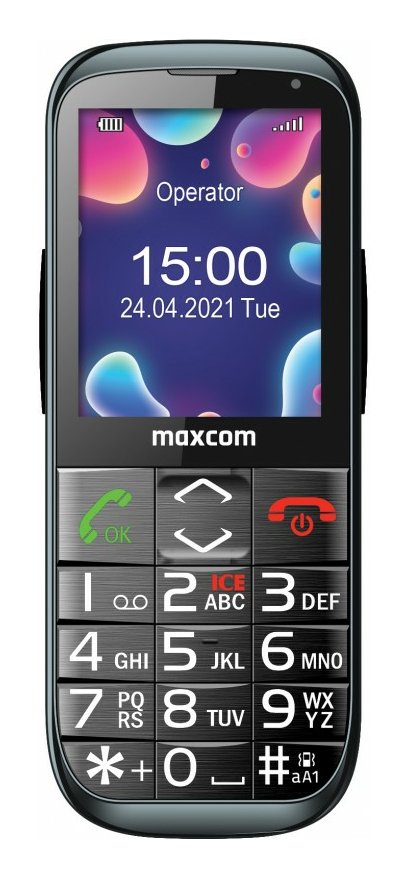 EAN 5908235976761 - MaxCom MM724 5,59 cm (2.2") 85 g Negro Teléfono para personas mayores imagen 3