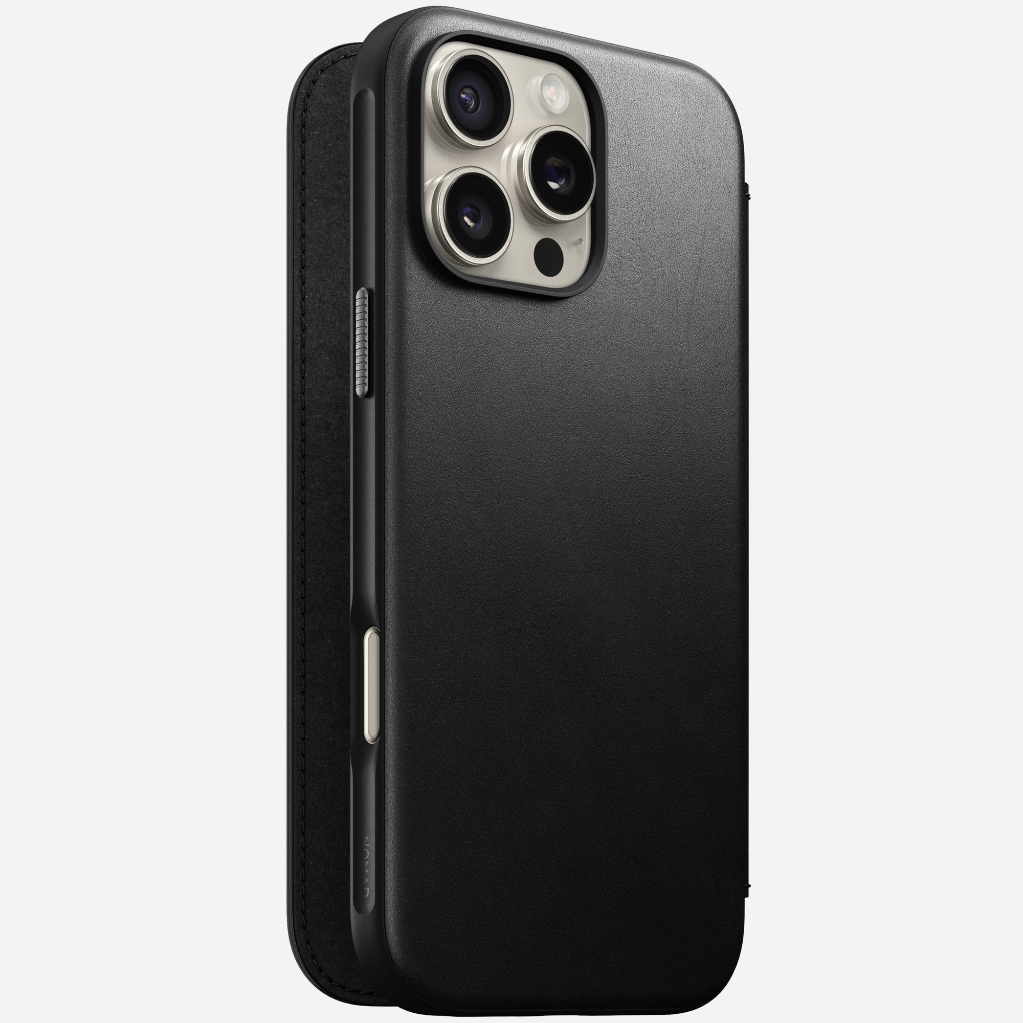Nomad Modern Leather Folio Iphone 16 Pro Max Black