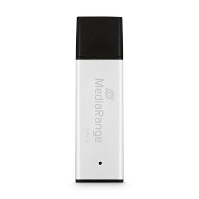 Mediarange Mr1902 Memoria Usb 128gb Usb Tipo A 3.0 Negro, Plata