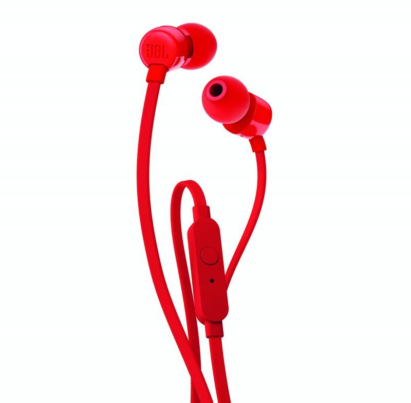 EAN 6925281927638 - JBL T110 Auriculares Alámbrico Dentro de oído Llamadas/Música Rojo imagen 3