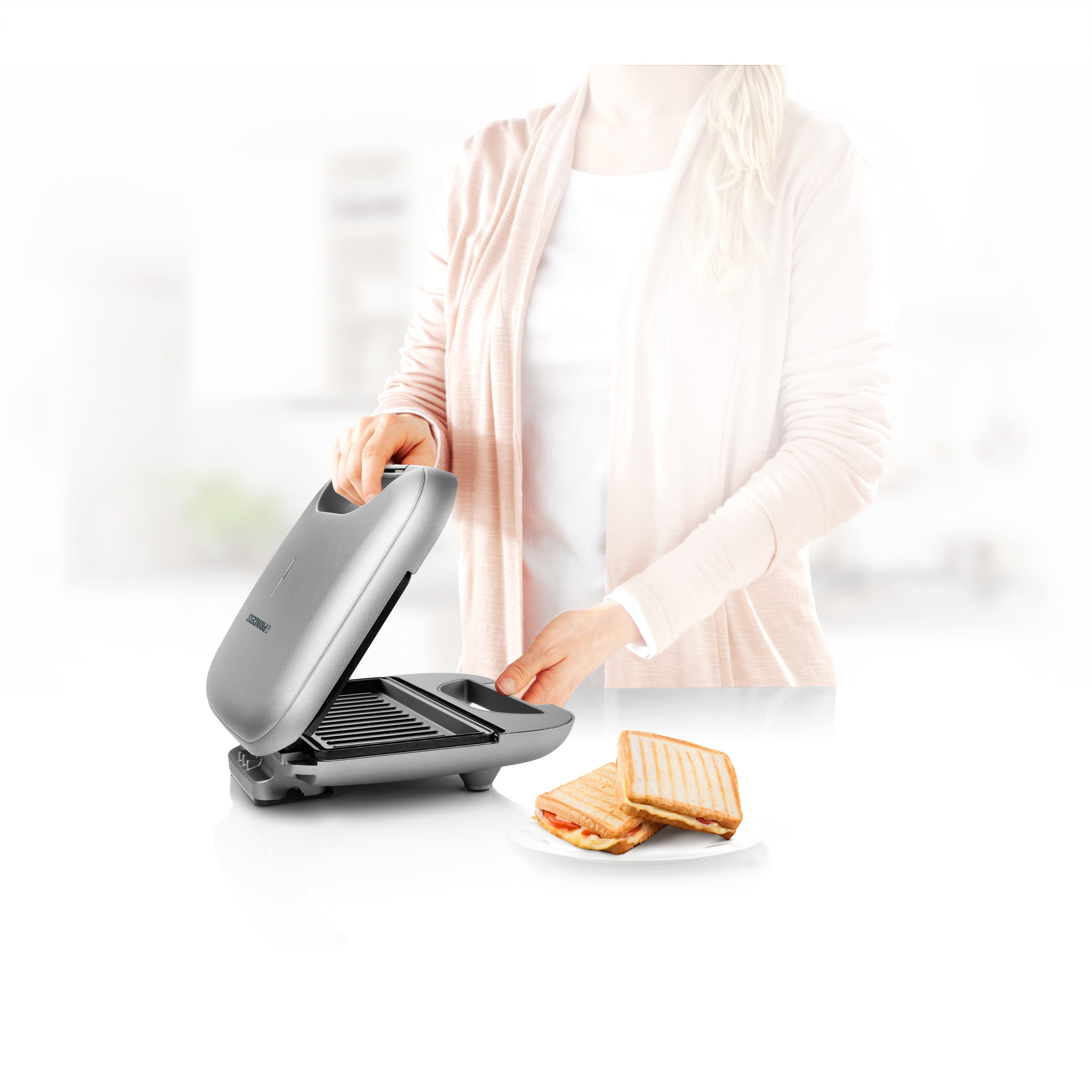 Sandwichera Princess 127003 750w Para 2 Sandwiches