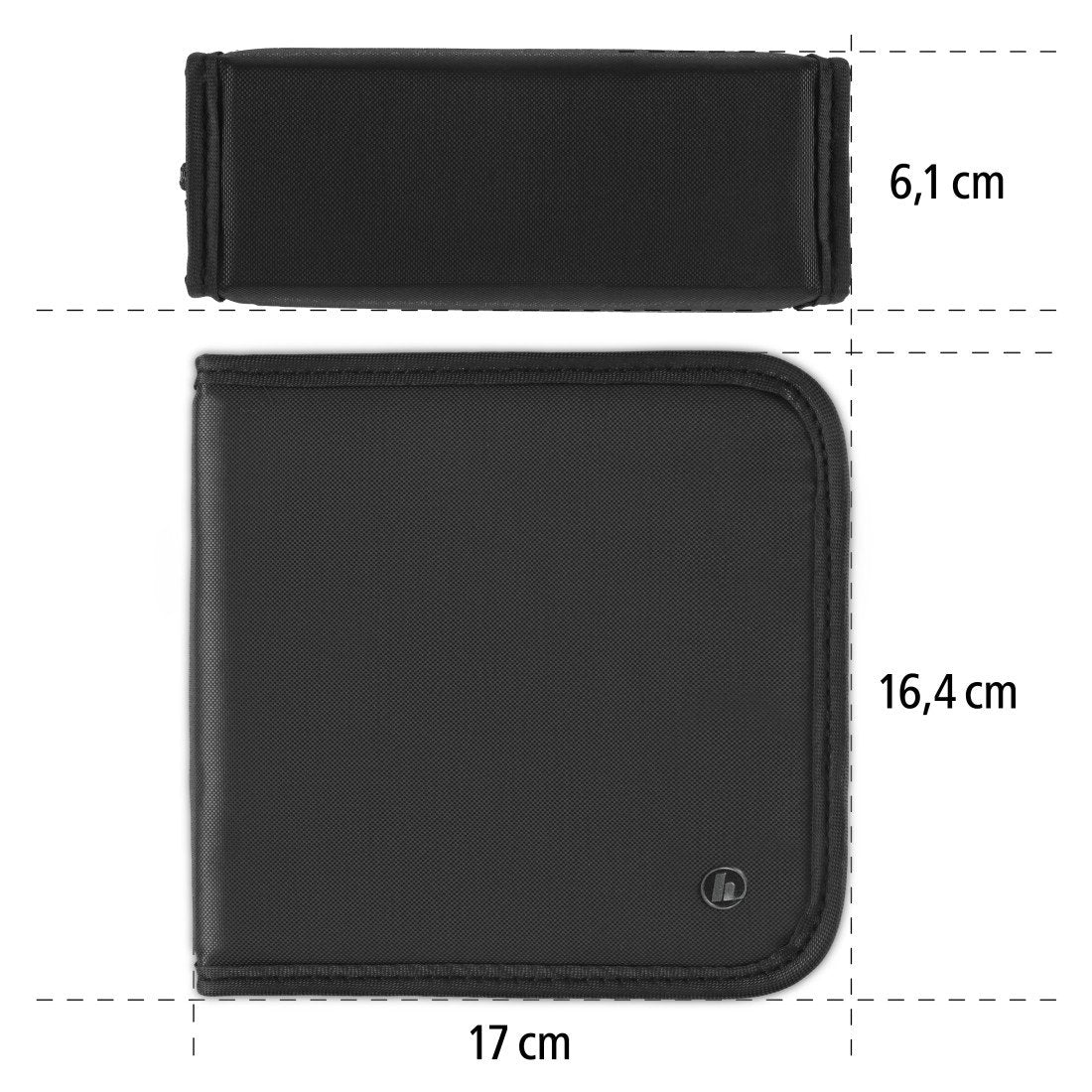 Hama Cd-Cartera Nylon 40 Negro 33831