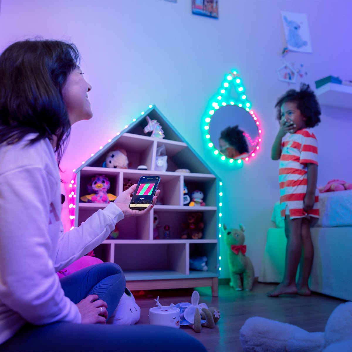 EAN 8053614841233 - Twinkly Strings USB-C Hearts Tira de luz inteligente Wi-Fi/Bluetooth imagen 4