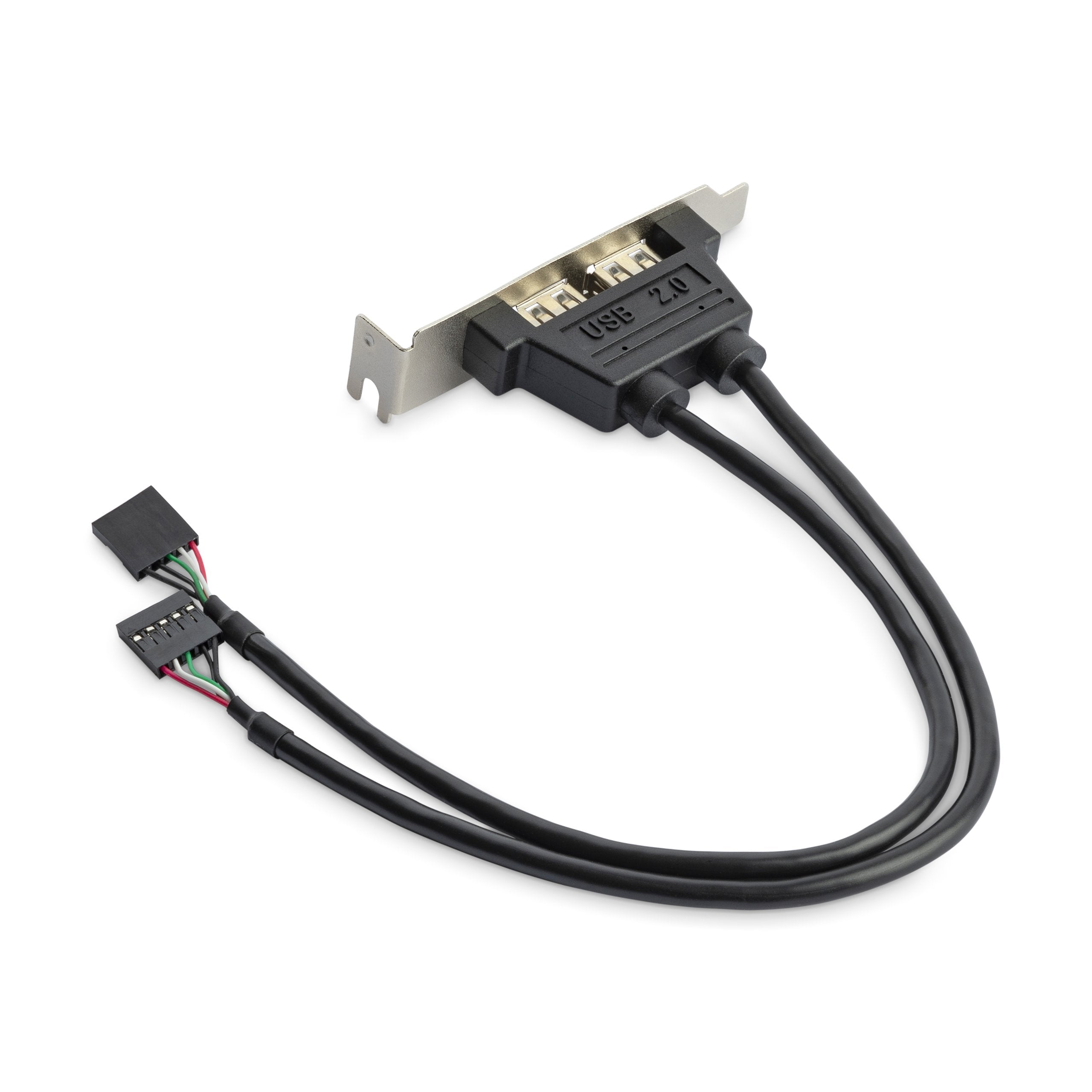 Startech Bracket Perfil Bajo 2puertos Usb 2.0