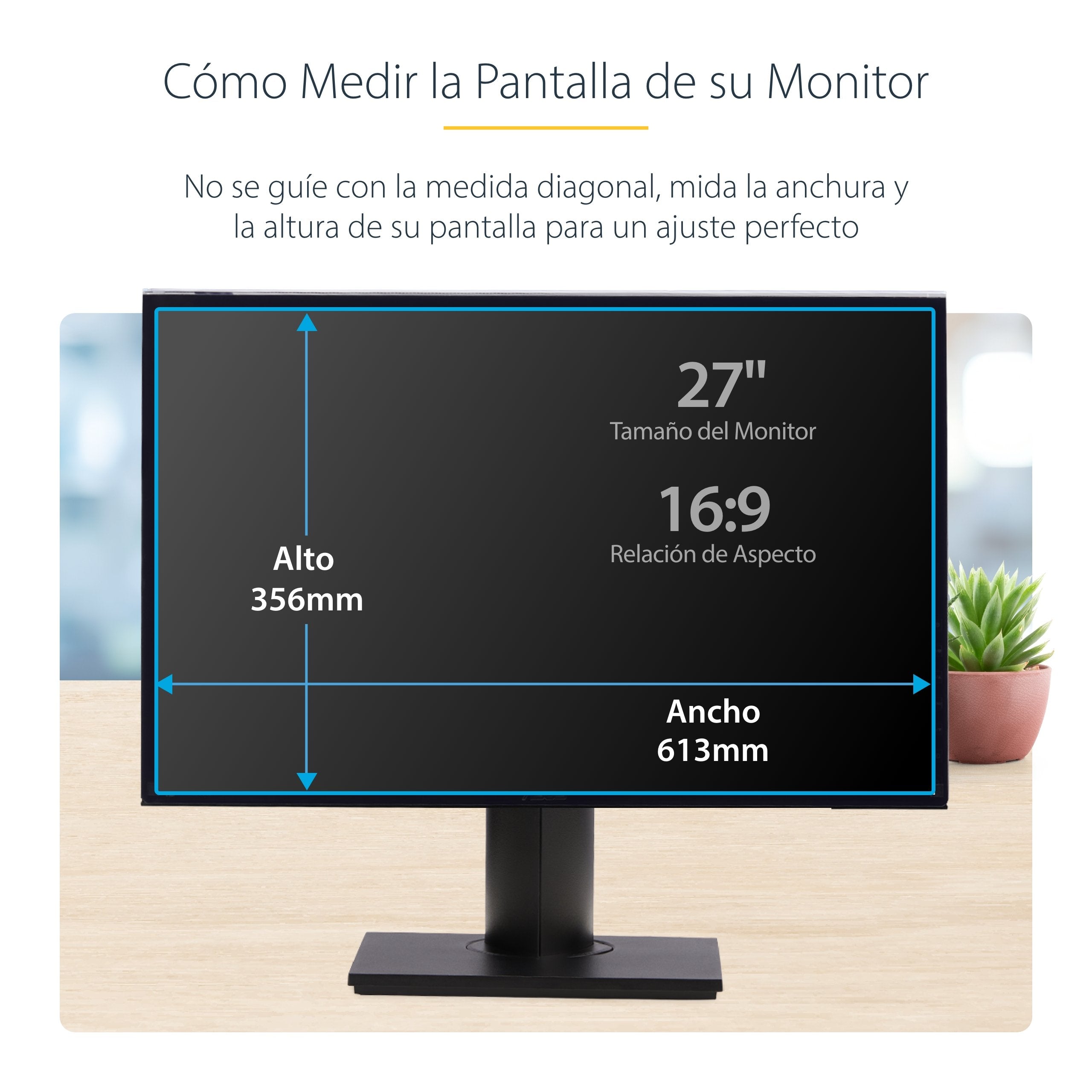 EAN 0065030901949 - StarTech.com 2769A-PRIVACY-SCREEN filtro para monitor 61 cm (24") Filtro de privacidad para pantallas sin imagen 11