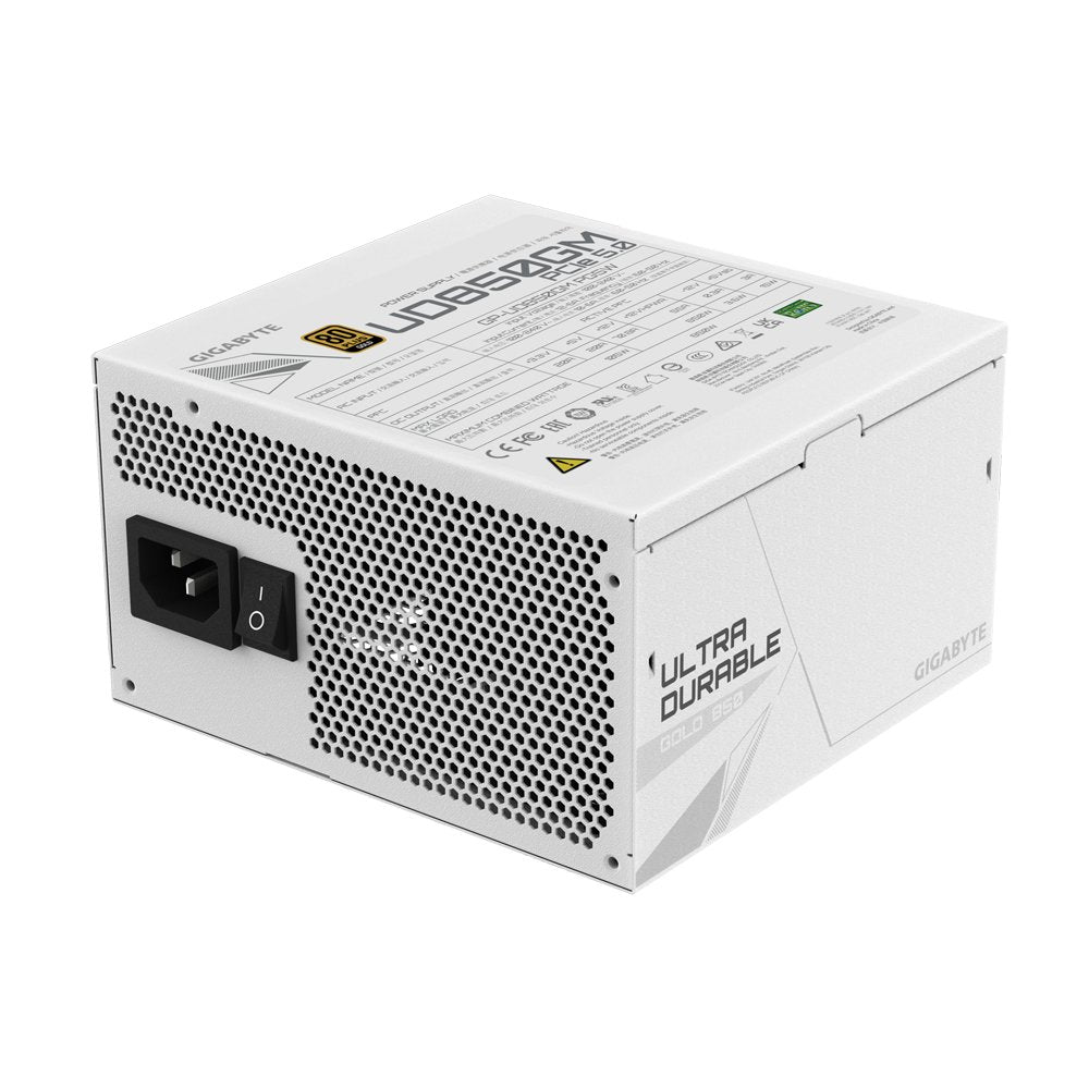 EAN 4719331553470 - GIGABYTE UD850GM PG5W unidad de fuente de alimentación 850 W 20+4 pin ATX Negro imagen 2