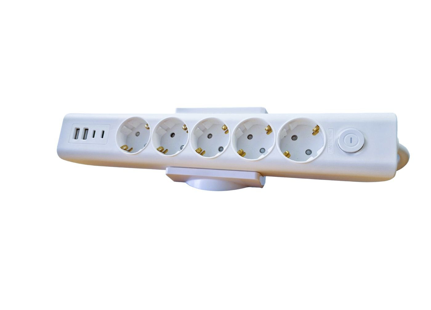 Power Strip Desk Mount, Clamp Grip Power Strips Up To 60mm,