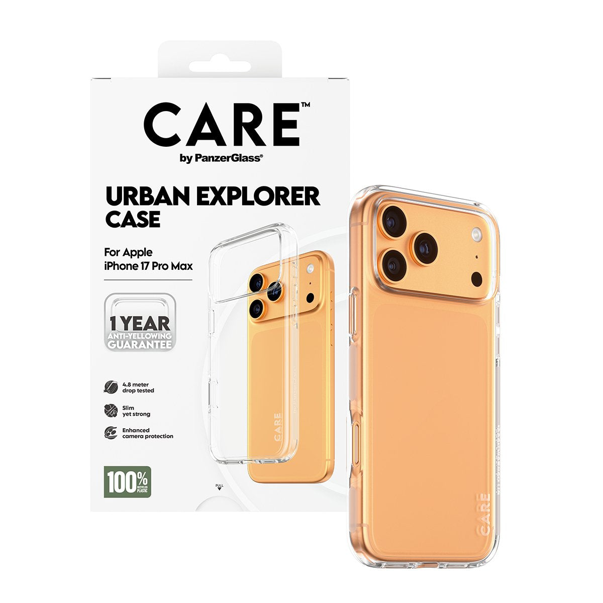 EAN 5715685027024 - PanzerGlass CARE by ® Flagship Case Transparent Urban Explorer w. Clear Frame iPhone 17 Pro Max funda par imagen 5