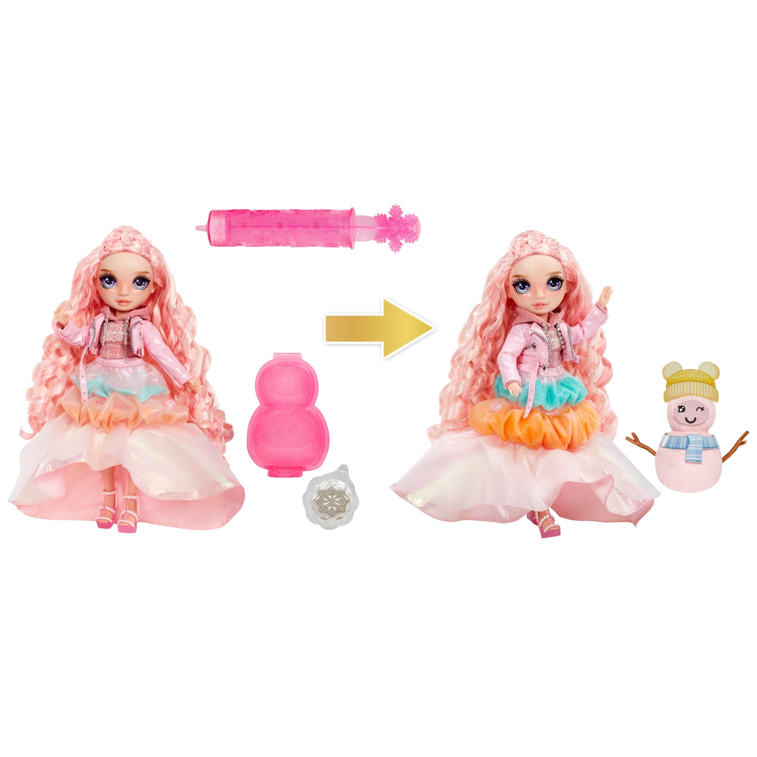 EAN 0035051120827 - Rainbow High Winter Wonderland Doll- Bella (Pink) imagen 2