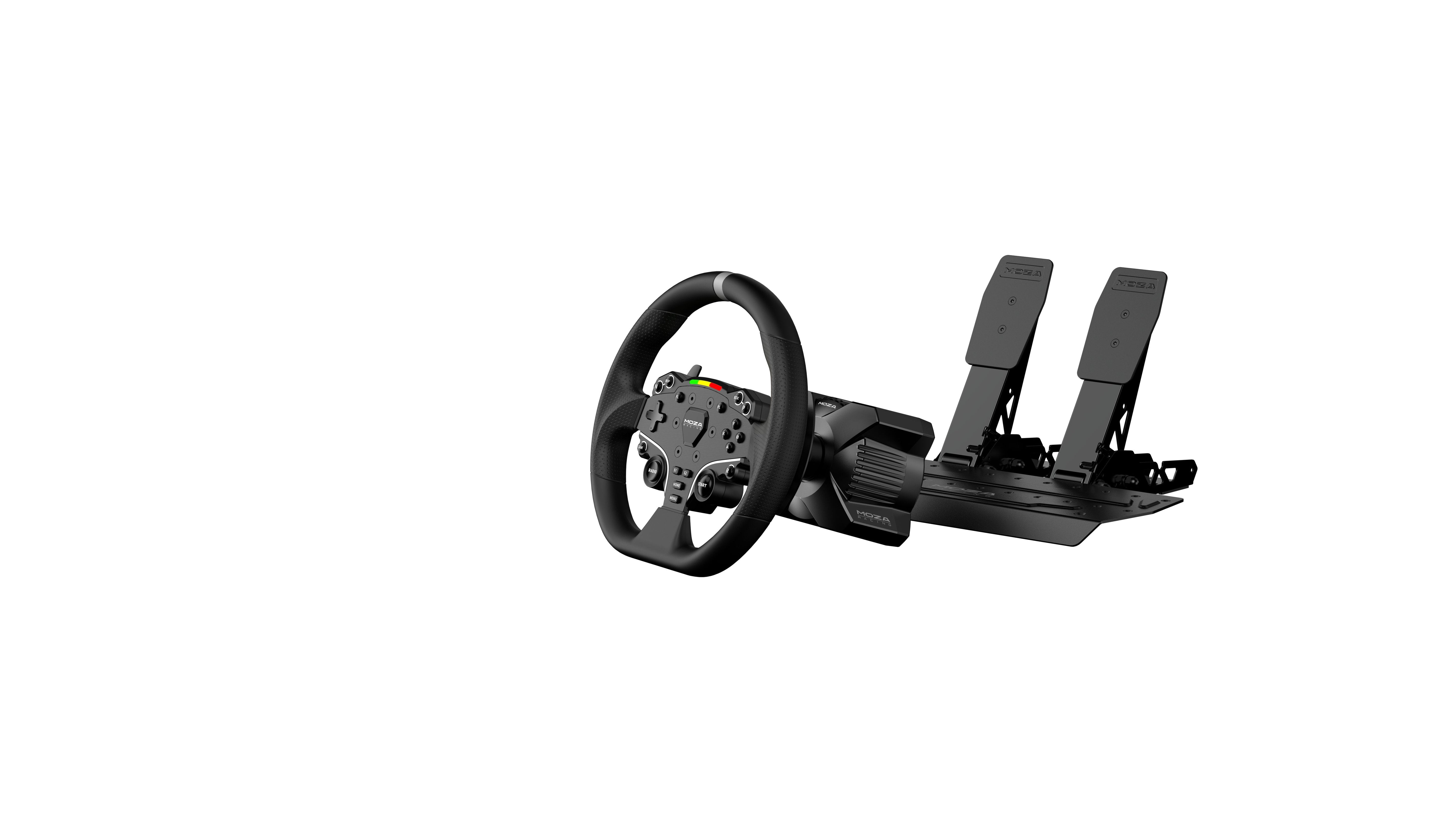 Moza Racing Controlador Rs074 / R3 Wheel And Pedals Negro