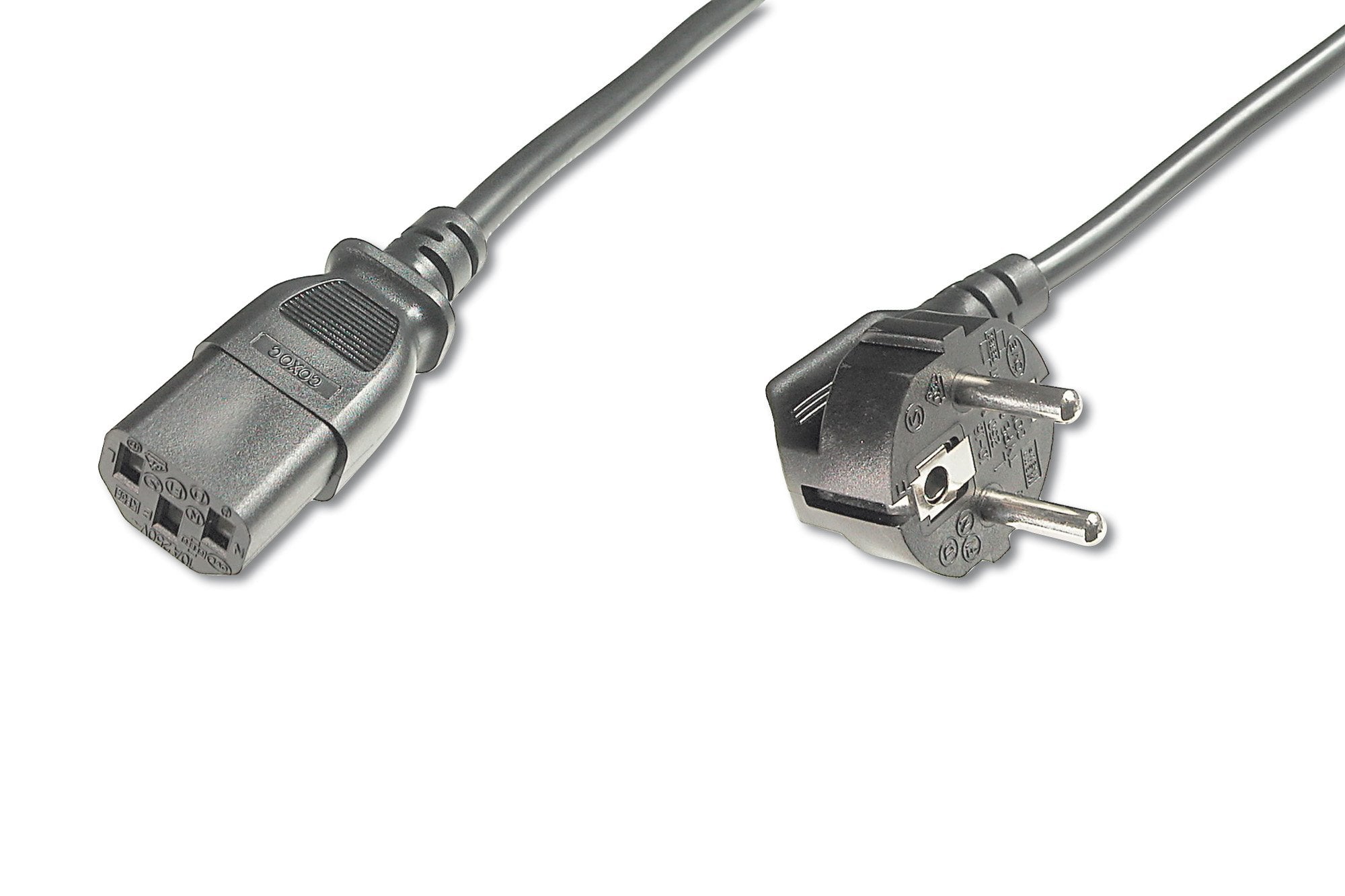 EAN 4016032311713 - Digitus AK-440100-018-S cable de transmisión Negro 1,8 m CEE7/7 IEC C13 imagen 1