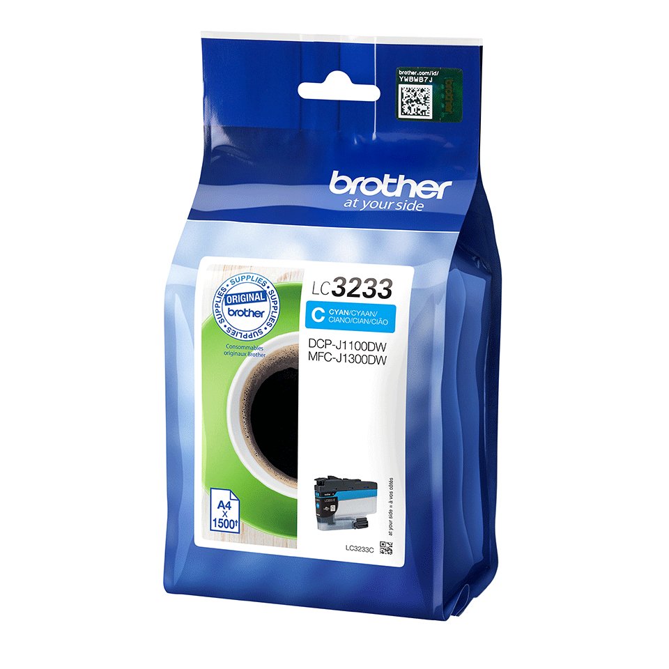 Tinta Brother Lc3233c Dcpj1100dw Mfcj1300dw Ori Cian