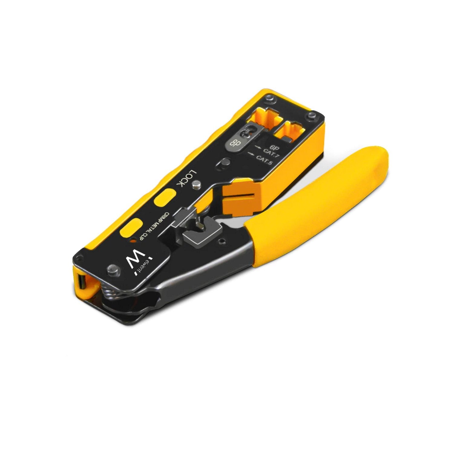 EAN 8052101431728 - Ewent EW9006 crimpadora Herramienta para prensar Negro, Amarillo imagen 1