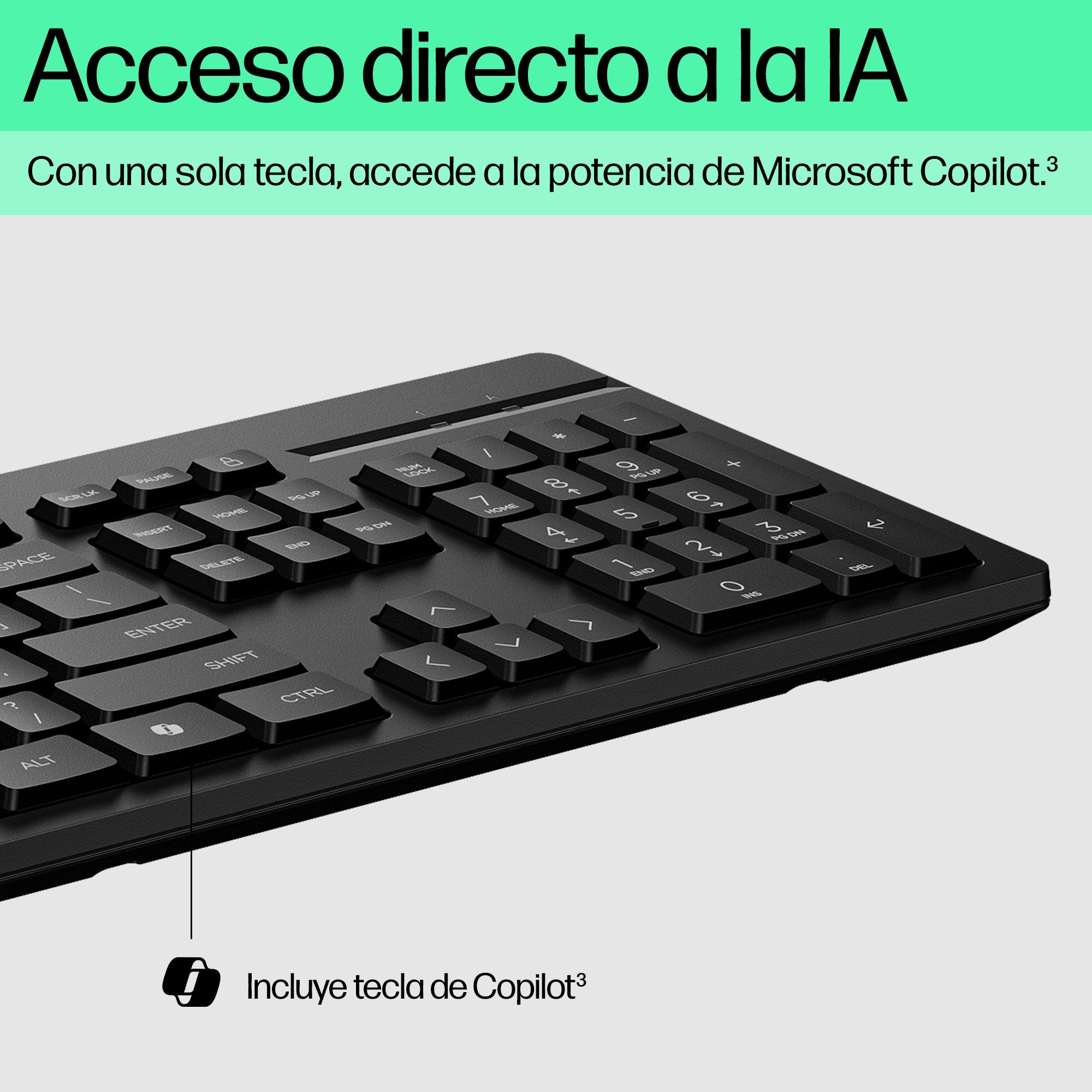 EAN 0198701790884 - HP 225 Wired Mouse and Keyboard Combo G2 teclado Ratón incluido Oficina USB Negro imagen 8
