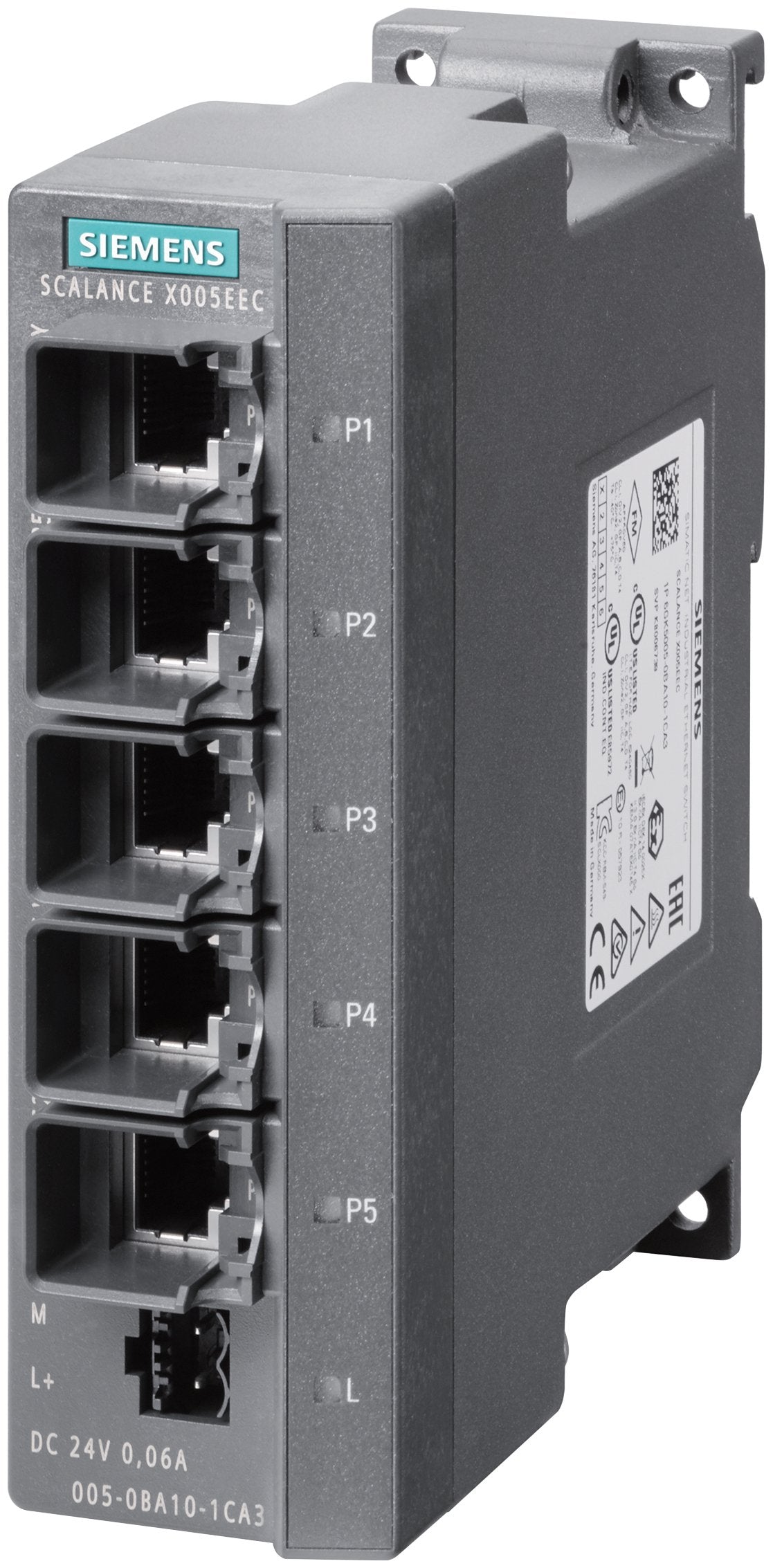 Siemens 6gk50050ba101ca3 6gk5005-0ba10-1ca3 Red Switch - - 0.1 - - 0.1 - Switch - 0,1 Gbps