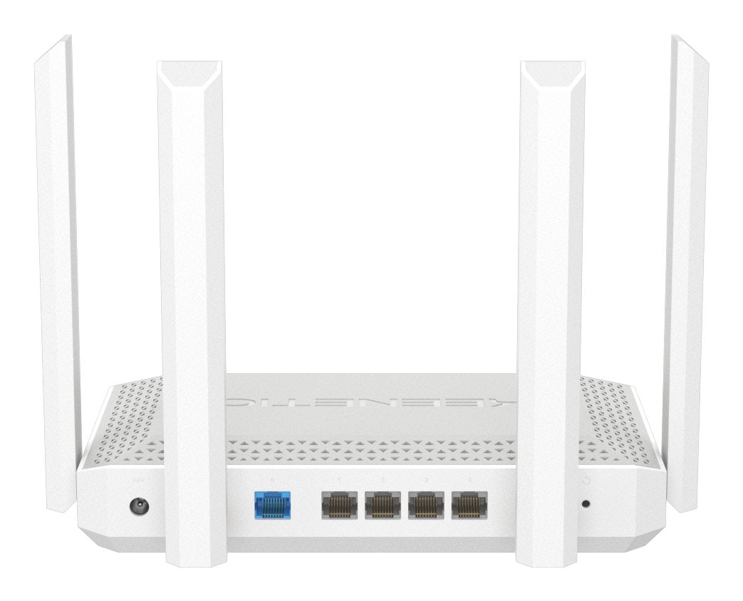 Router Keenetic Hero 4g+ (Kn-2312) Inalámbrico Gigabit Ethernet Doble Banda (2,4 Ghz / 5 Ghz) Gris, Blanco