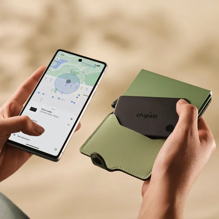 Chipolo Loop & Card Bundle Rechargeable Trackers Compatible With Apple Find My On Iphone
