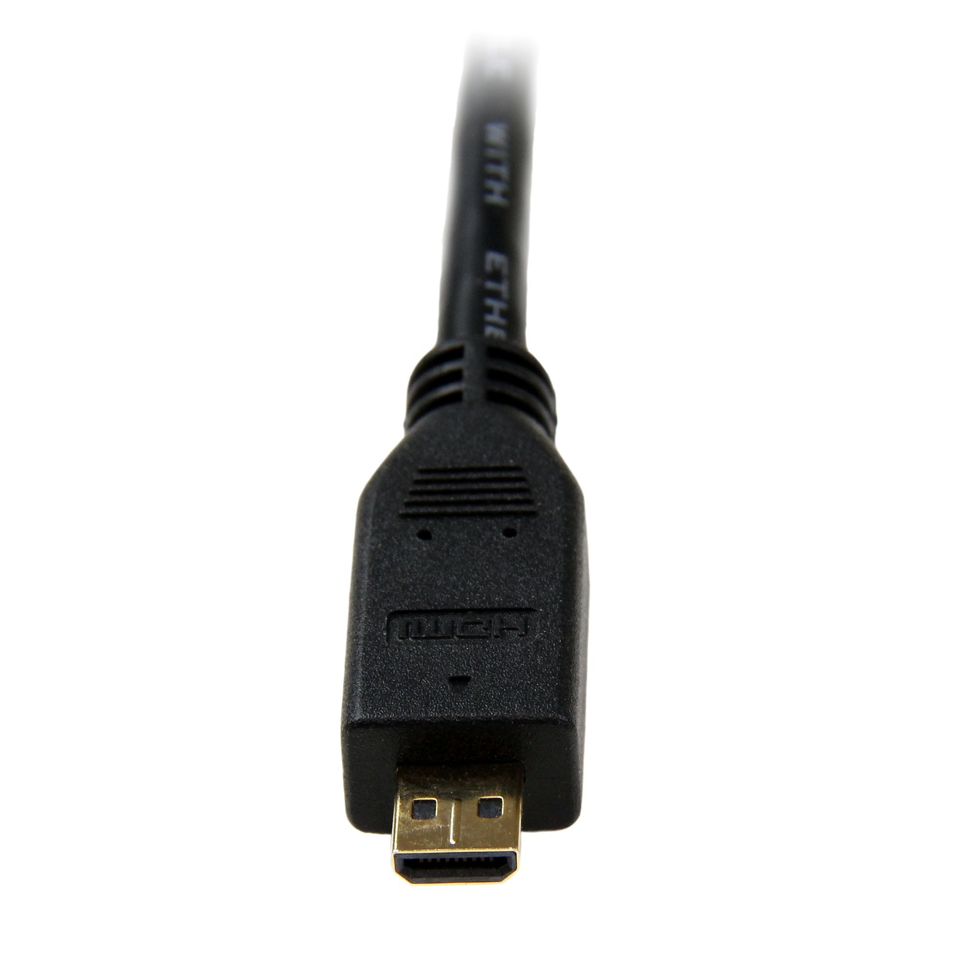 EAN 0065030846936 - StarTech.com HDADMM50CM cable HDMI 0,5 m HDMI tipo A (Estándar) HDMI tipo D (Micro) Negro imagen 5