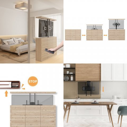 EAN 5902211114888 - Maclean MC-866 soporte para TV 165,1 cm (65") Negro imagen 6