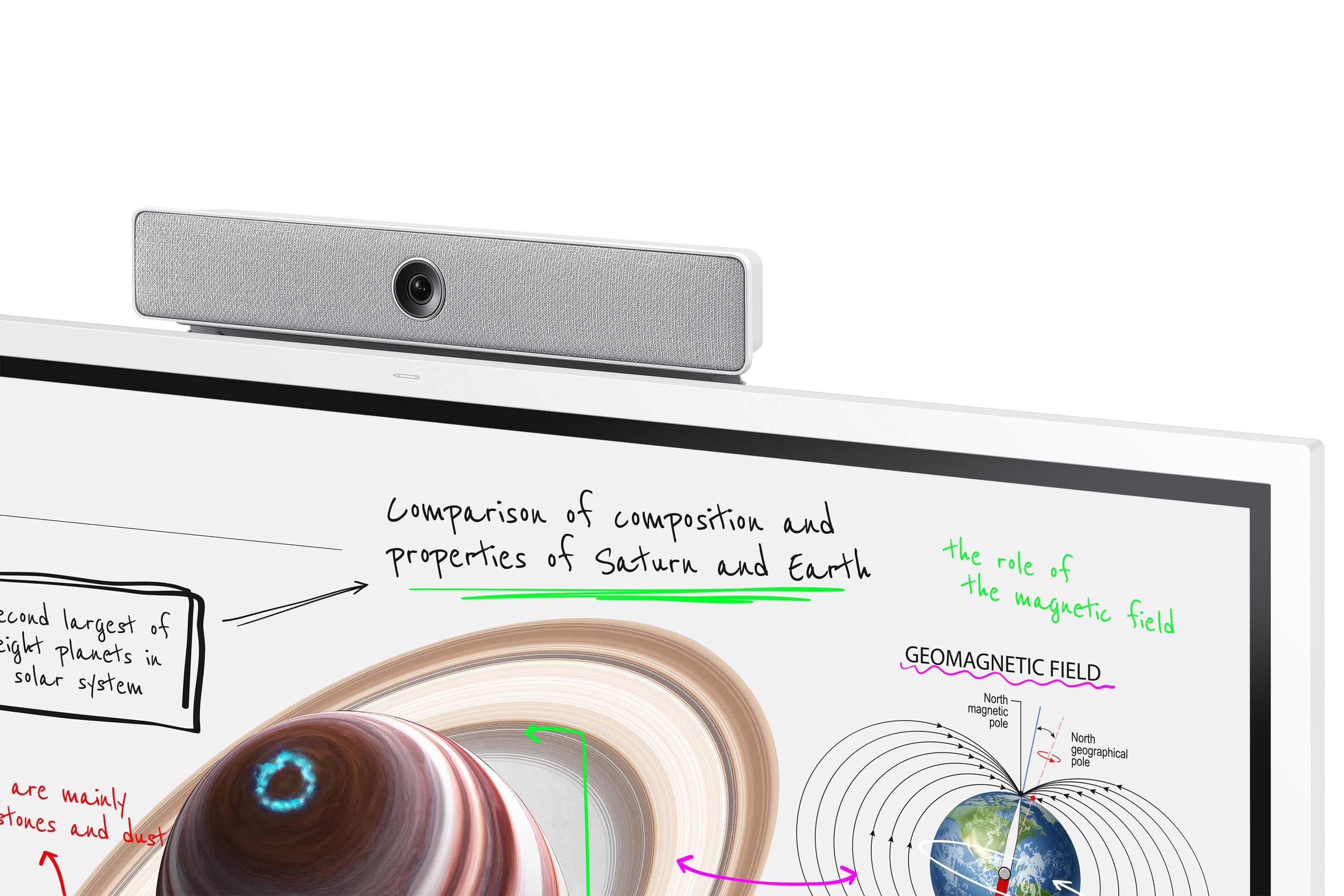 EAN 8806094472493 - Samsung WM65B pizarra blanca interactiva 165,1 cm (65") 3840 x 2160 Pixeles Pantalla táctil Gris, Blanco imagen 10