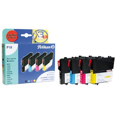 Tinta Pelikan Brother P18 Lc980 Multipack Compatible