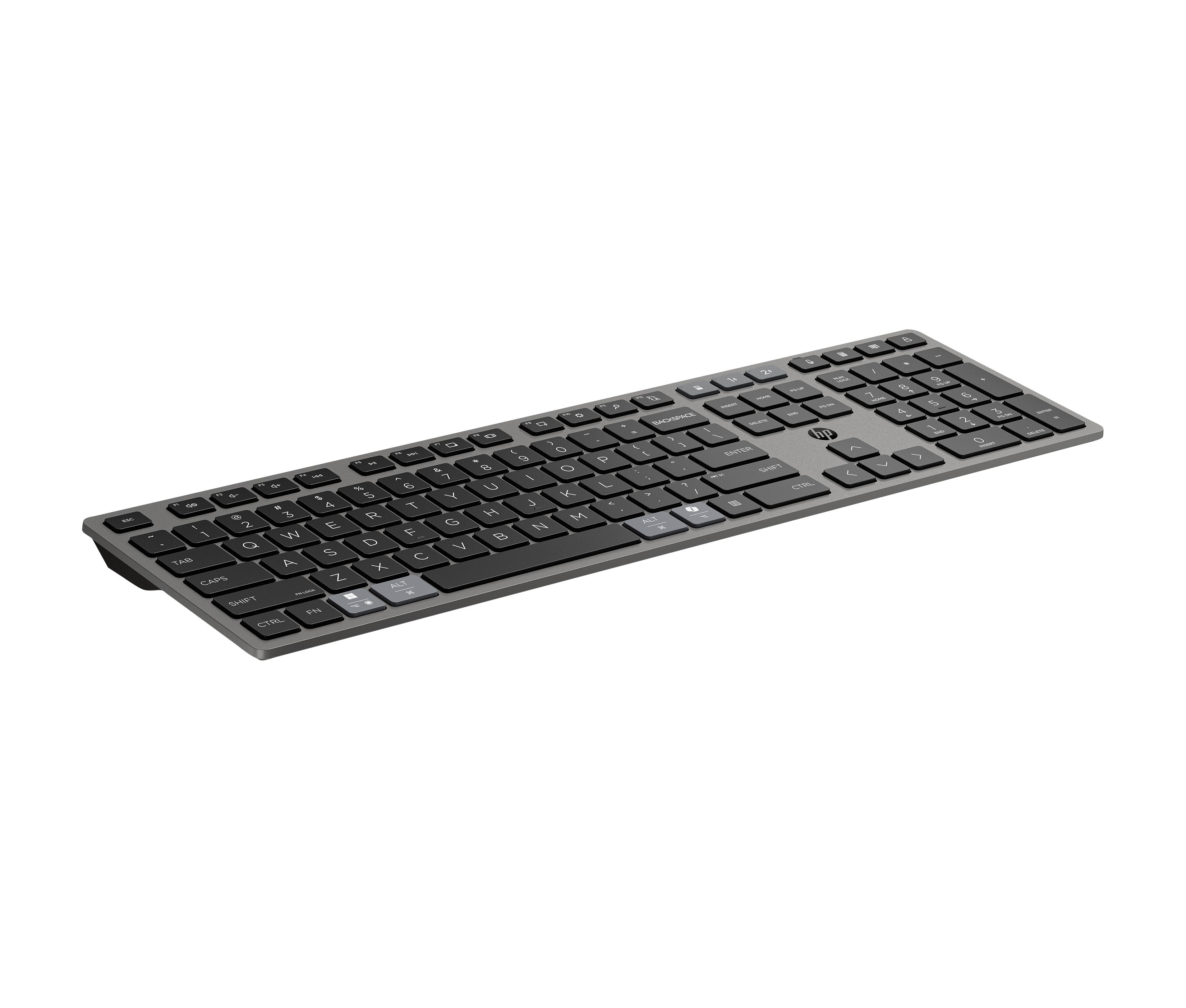 EAN 198122140763 - HP KBD 720Multi-DeviceRchrgblWL FR teclado Hogar / Oficina USB + Bluetooth Negro imagen 2