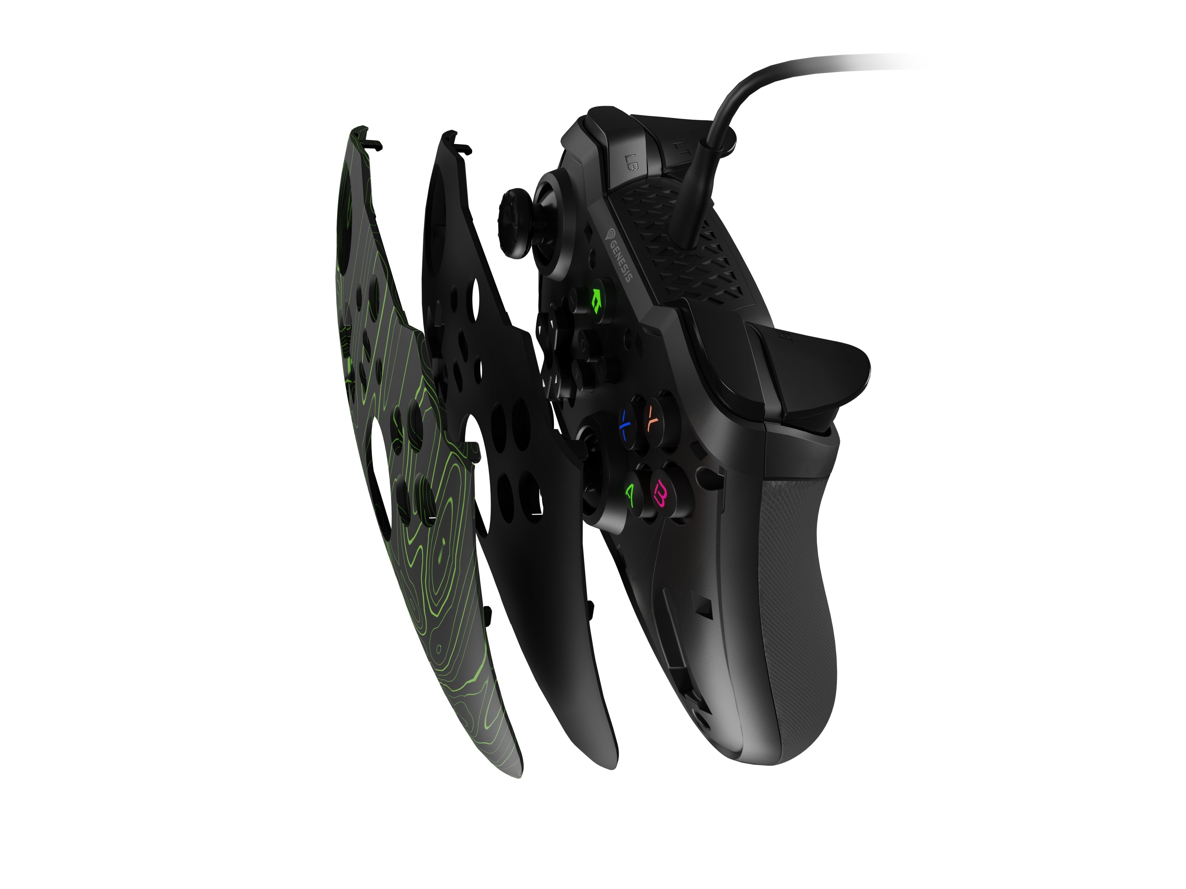 Gamepad Genesis Mangan 300 Usb (Pc/Switch/Mobile) Negro