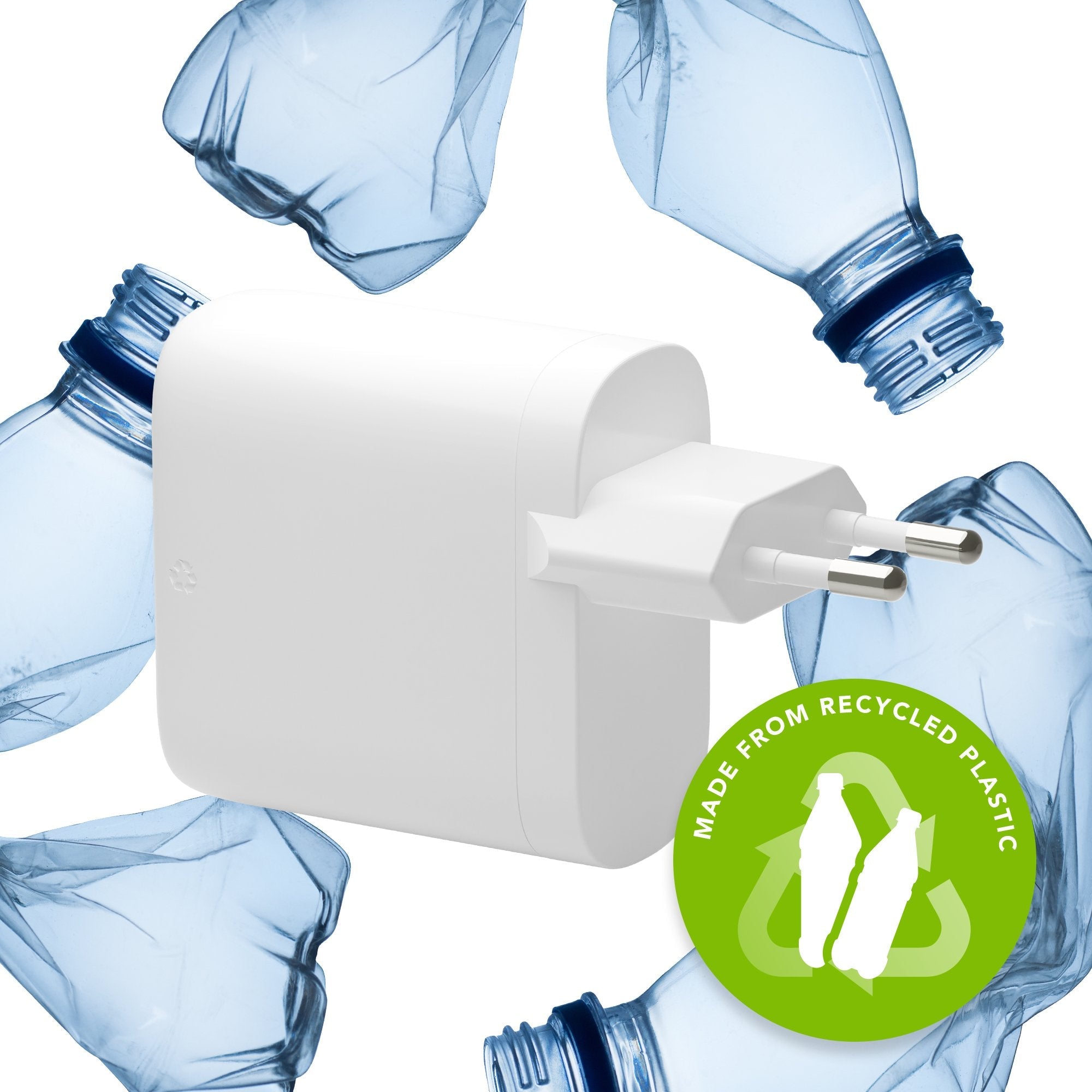 Dbramante1928 Re-Charge Adaptador De Corriente 65 Vatios 2 Conectores De Salida (24 Pin Usb-C Usb) Blanco Europa