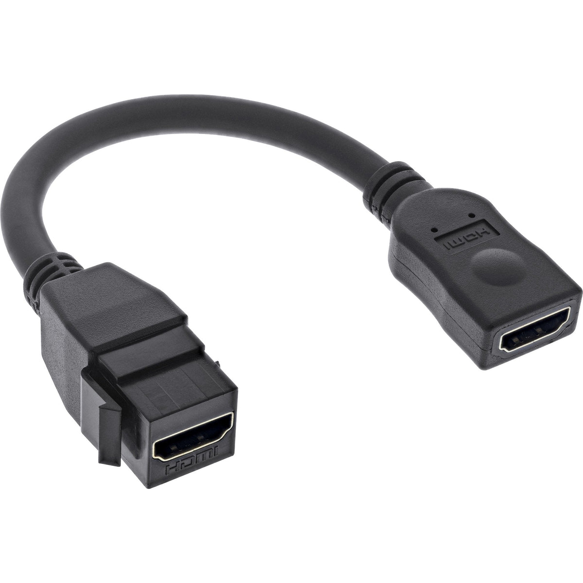 Adaptador Inline Hdmi Keystone 4k/60hz, Hdmi A Hembra/Hembra, Negro, 0,2 M