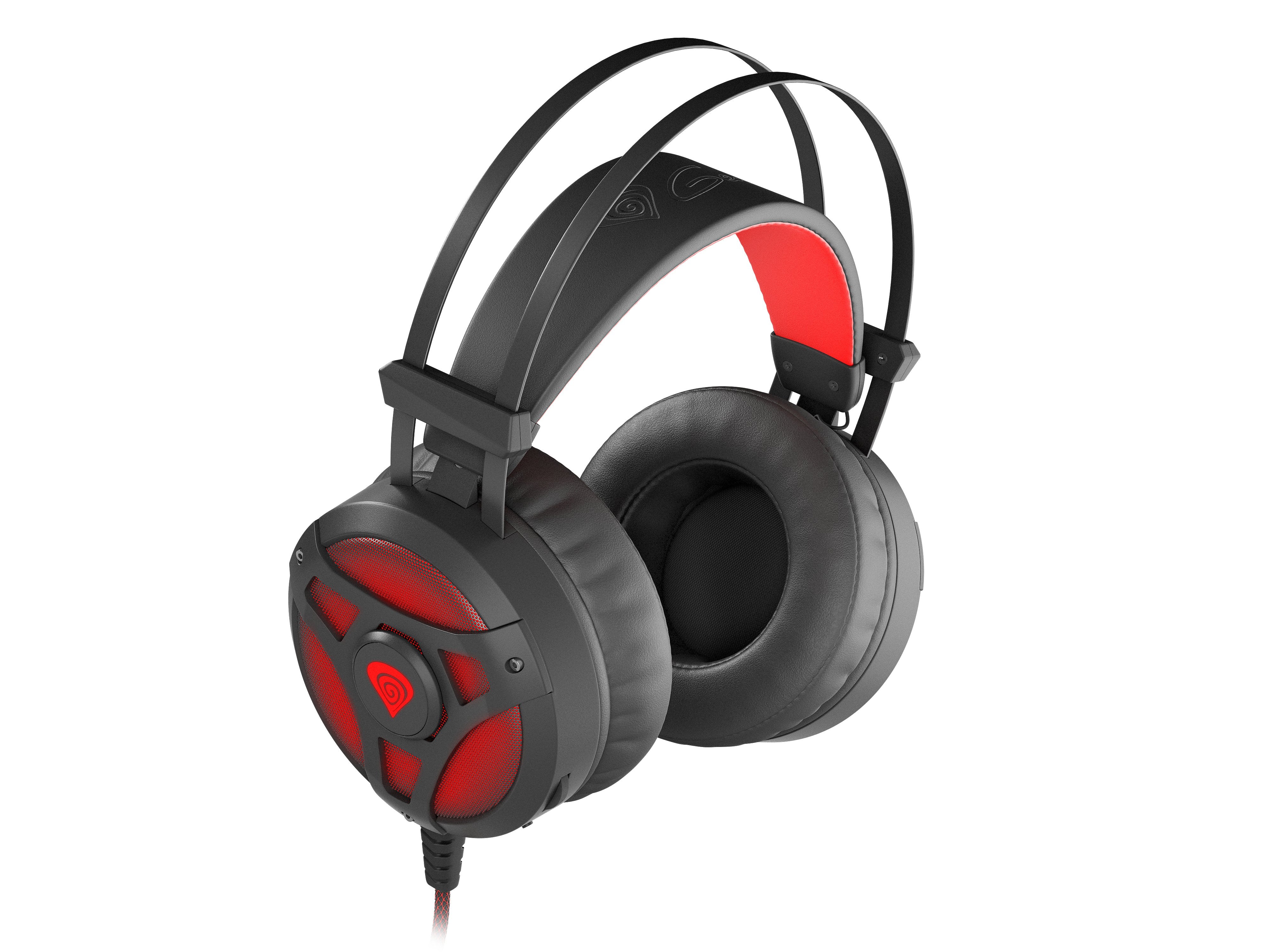 EAN 5901969410648 - GENESIS Neon 360 Auriculares Alámbrico Diadema Juego Negro, Rojo imagen 5