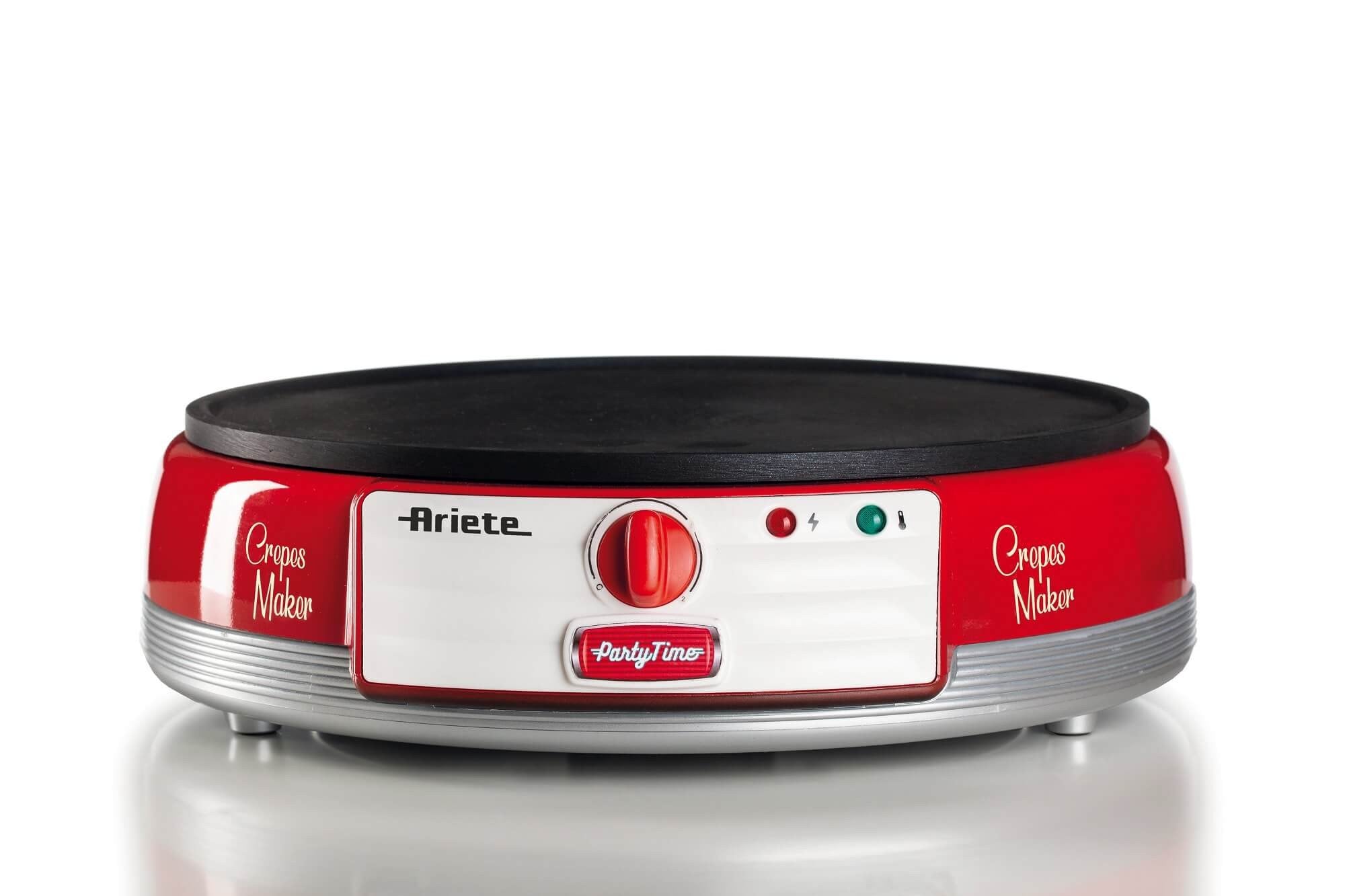 Crepera Ariete Party Time 202/ 1000w/ Diámetro 33cm