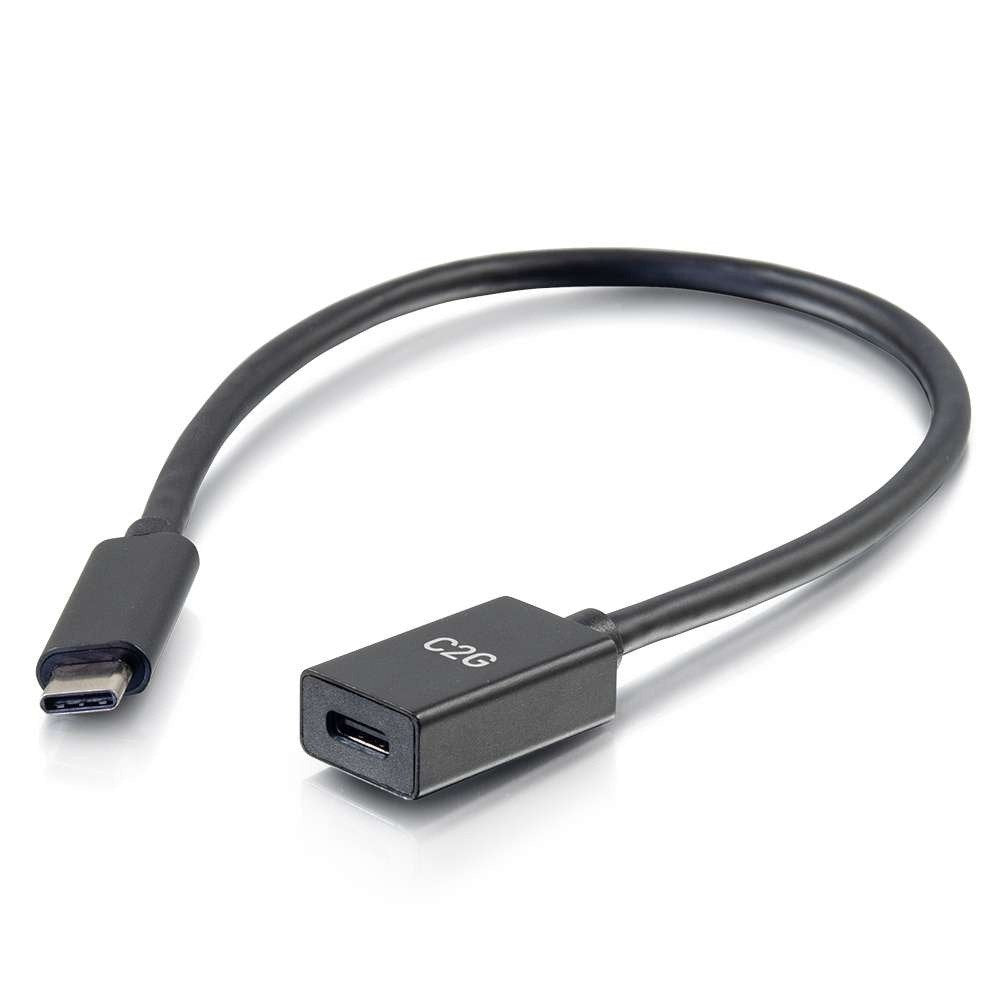 EAN 0757120886587 - C2G 88658 cable USB USB 3.2 Gen 2 (3.1 Gen 2) 0,91 m USB C 10 Gbit/s Negro imagen 2