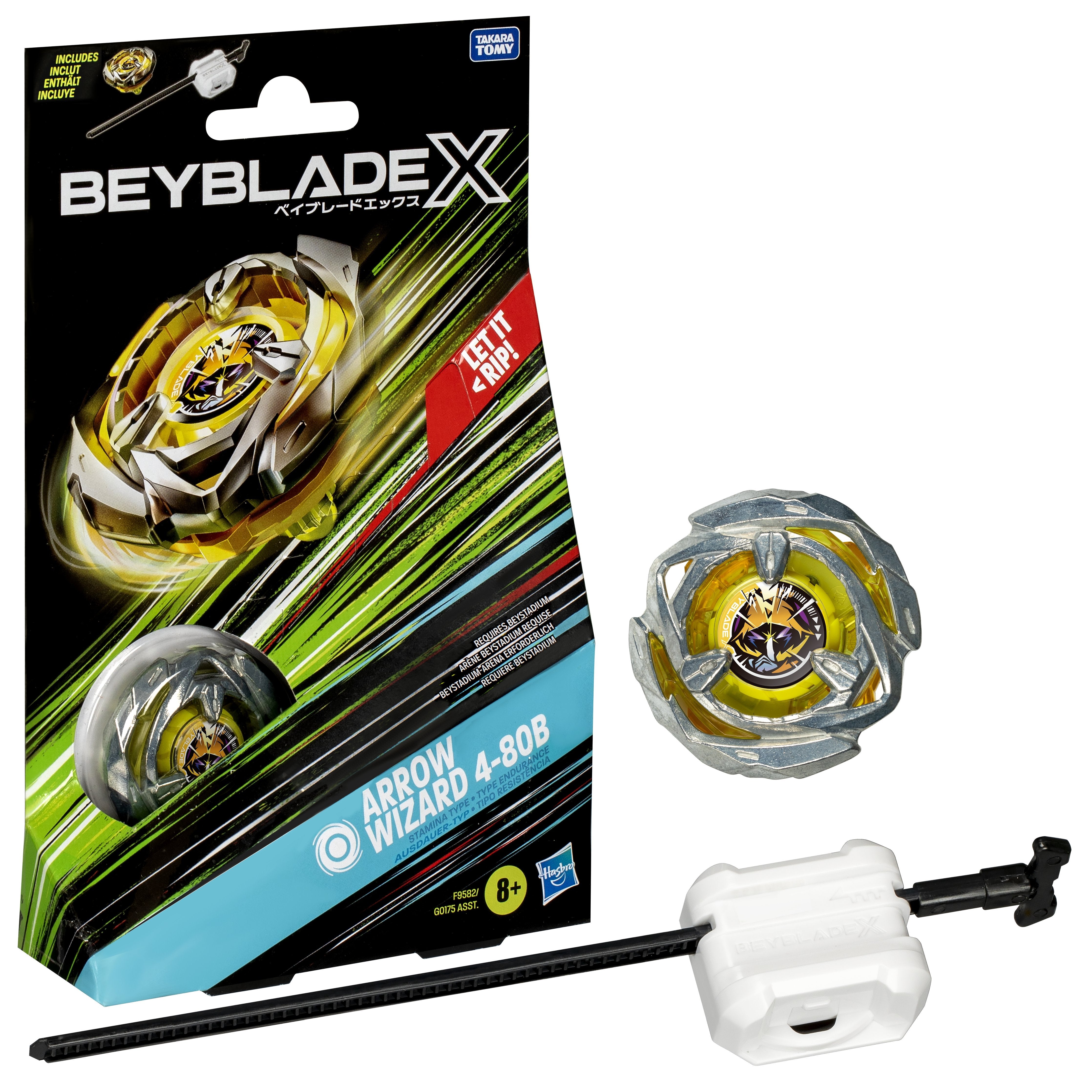 Juego Kit Inicial Sword Dran 3-60f Beyblade X Surtido